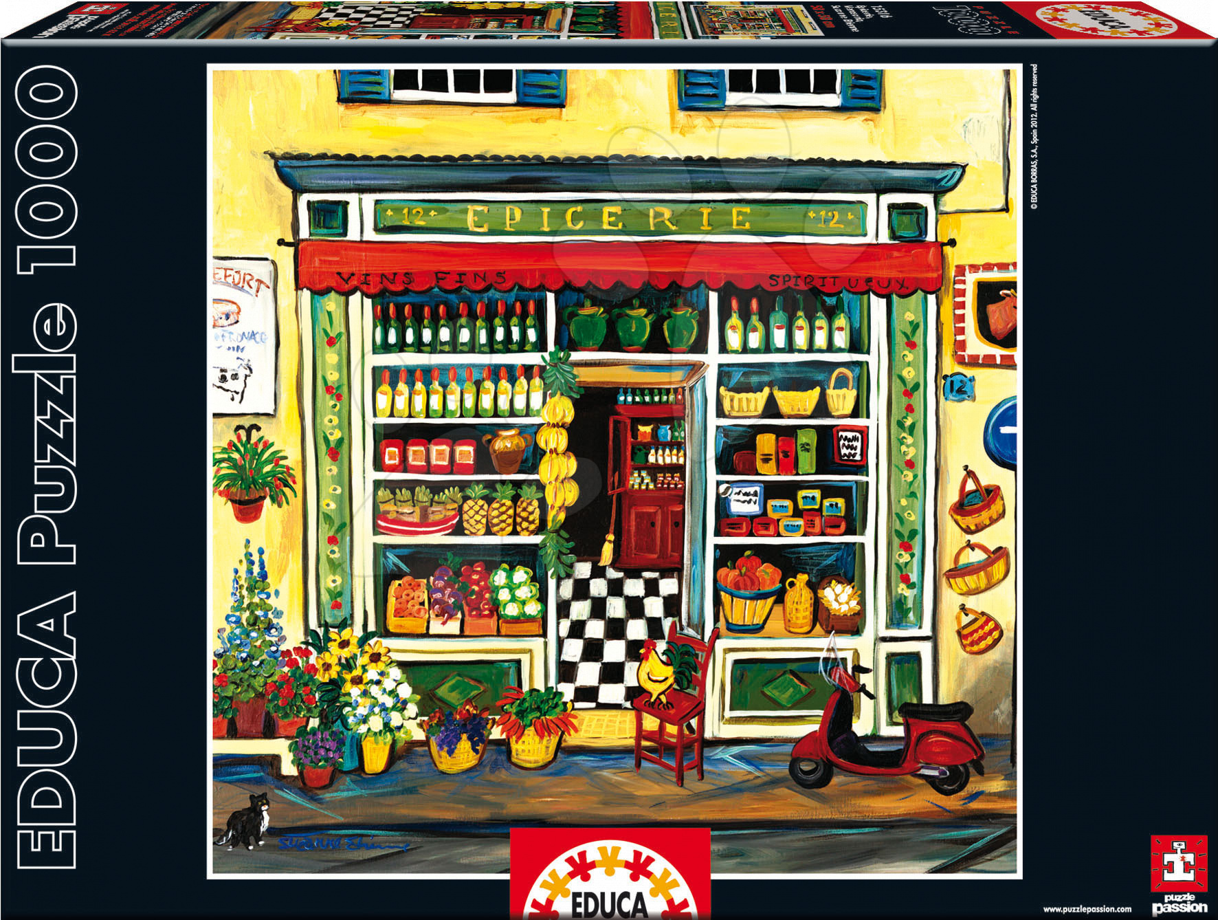 Educa Puzzle Grocery Shop, Suzanne Etienne 1000 dílků 15316 barevné