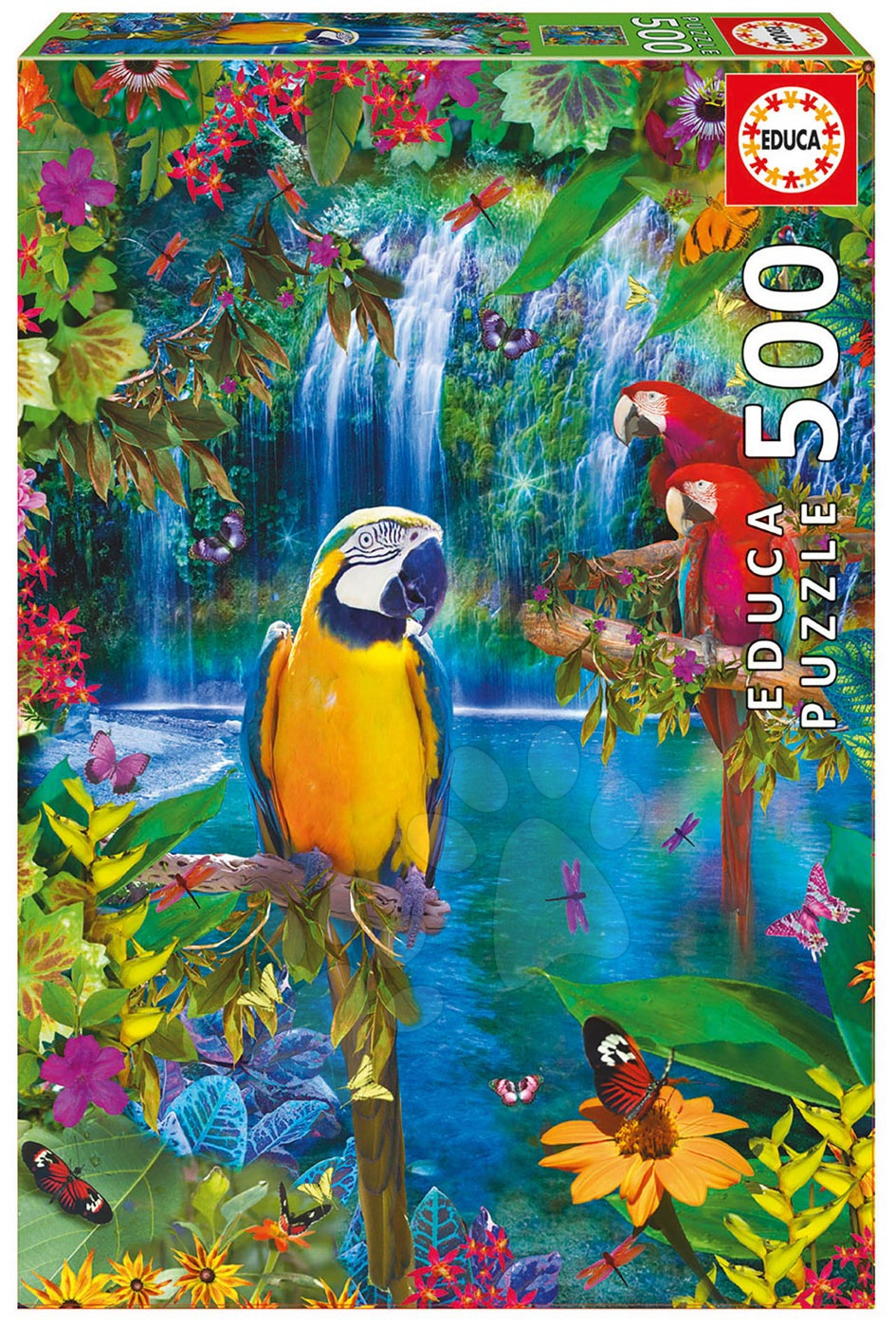 Educa Puzzle Genuine Bird Tropical Land 500 dielov 15512 farebné