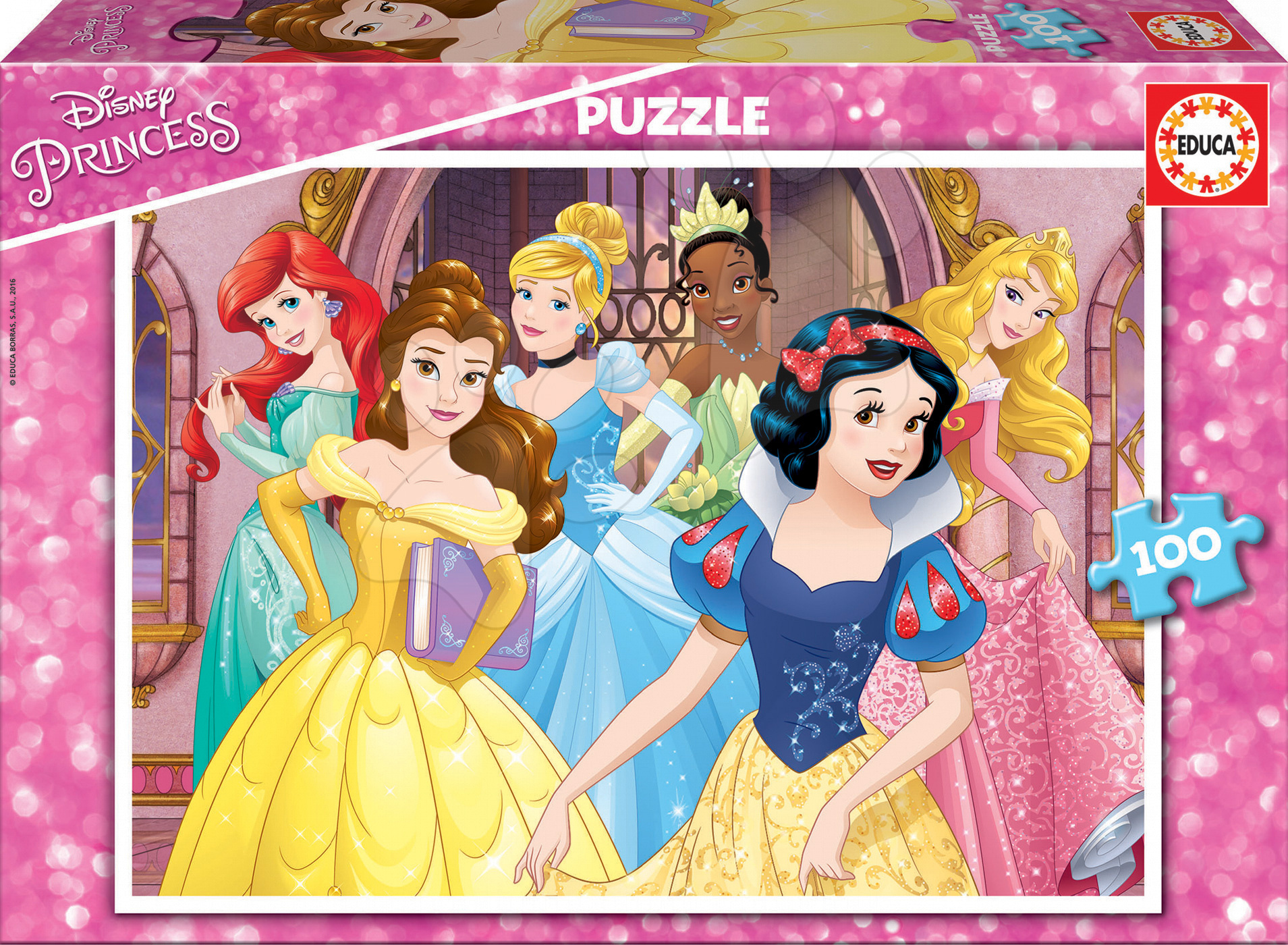 Educa detské puzzle Princezné Disney 100 dielov 17167