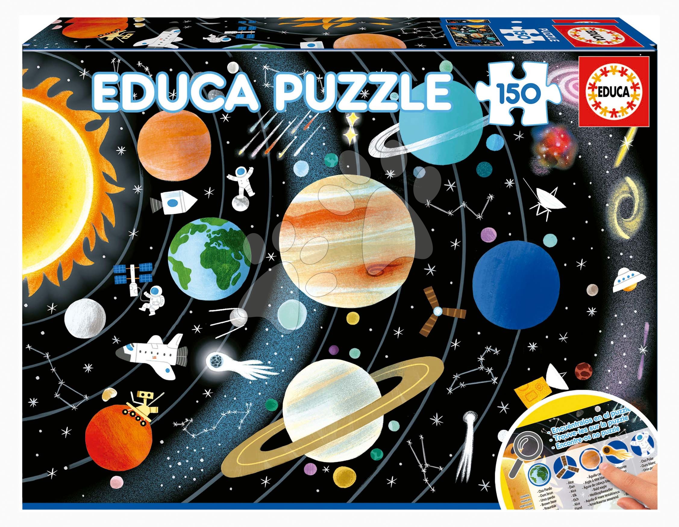 Puzzle Planéta Educa 150 dielov od 6 rokov