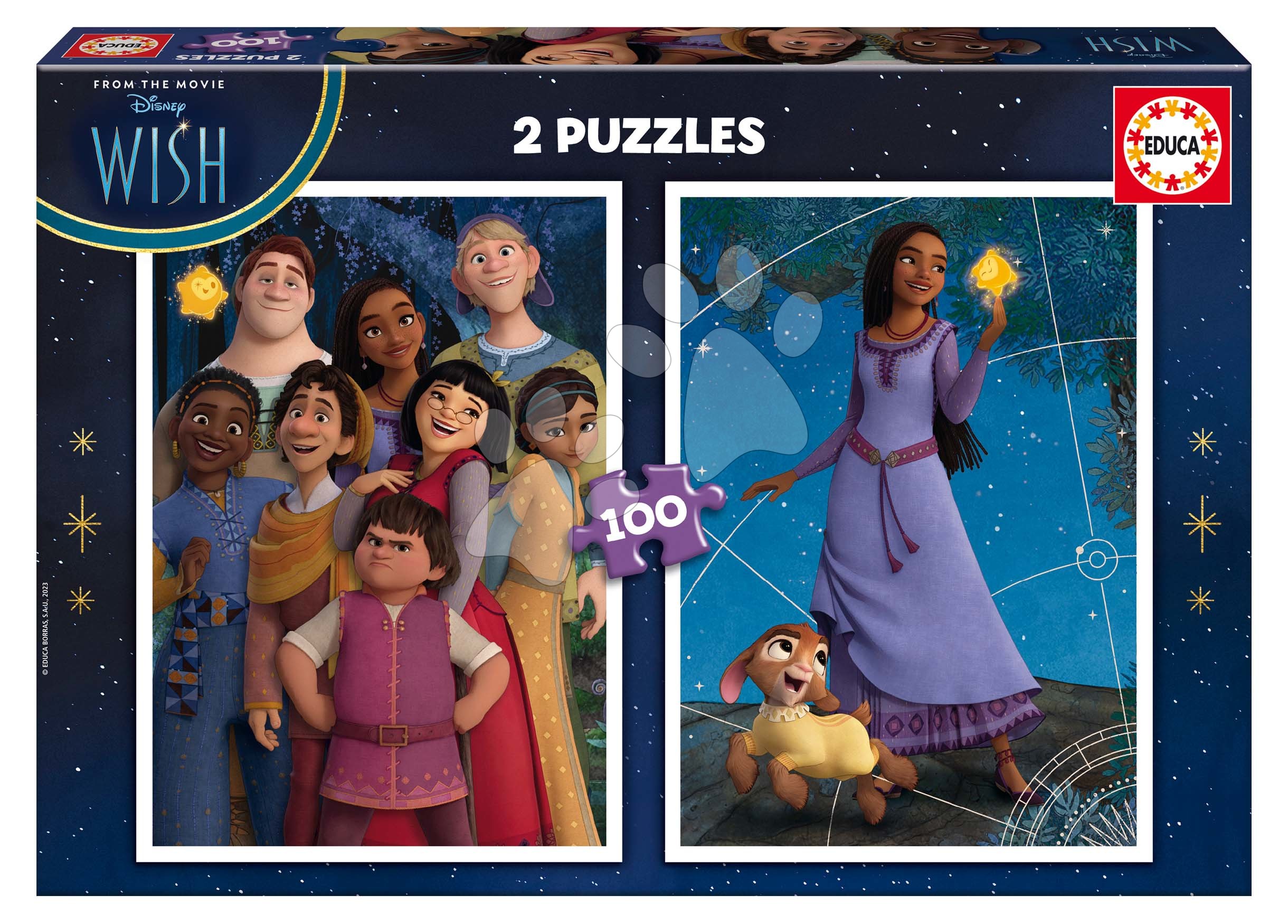 Puzzle Wish Educa 2x100 dielikov od 6 rokov
