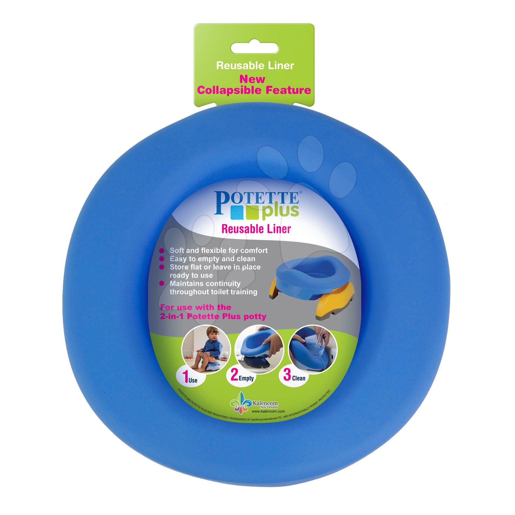 Potette Plus detská gumená vložka do WC T20131 modrá