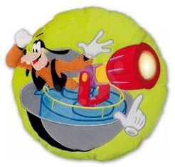 Ilanit plyšový vankúšik Goofy Mickey Mouse 13211žltý
