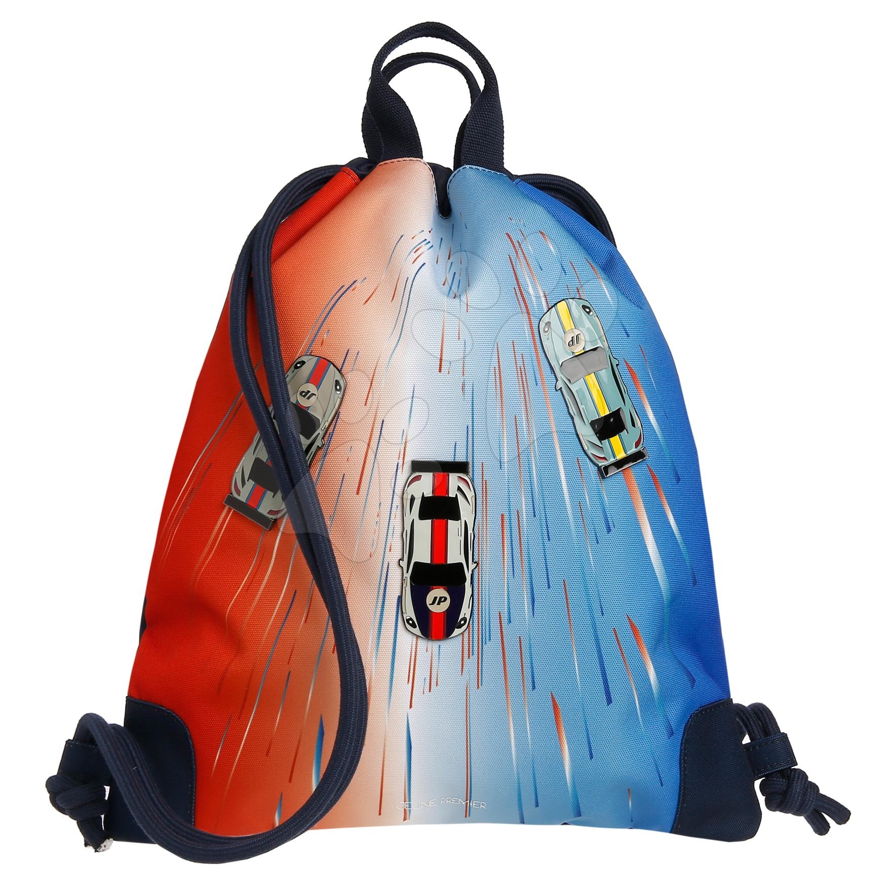 Školní vak na tělocvik a přezůvky City Bag Racing Club Jeune Premier ergonomický luxusní provedení 40*36 cm
