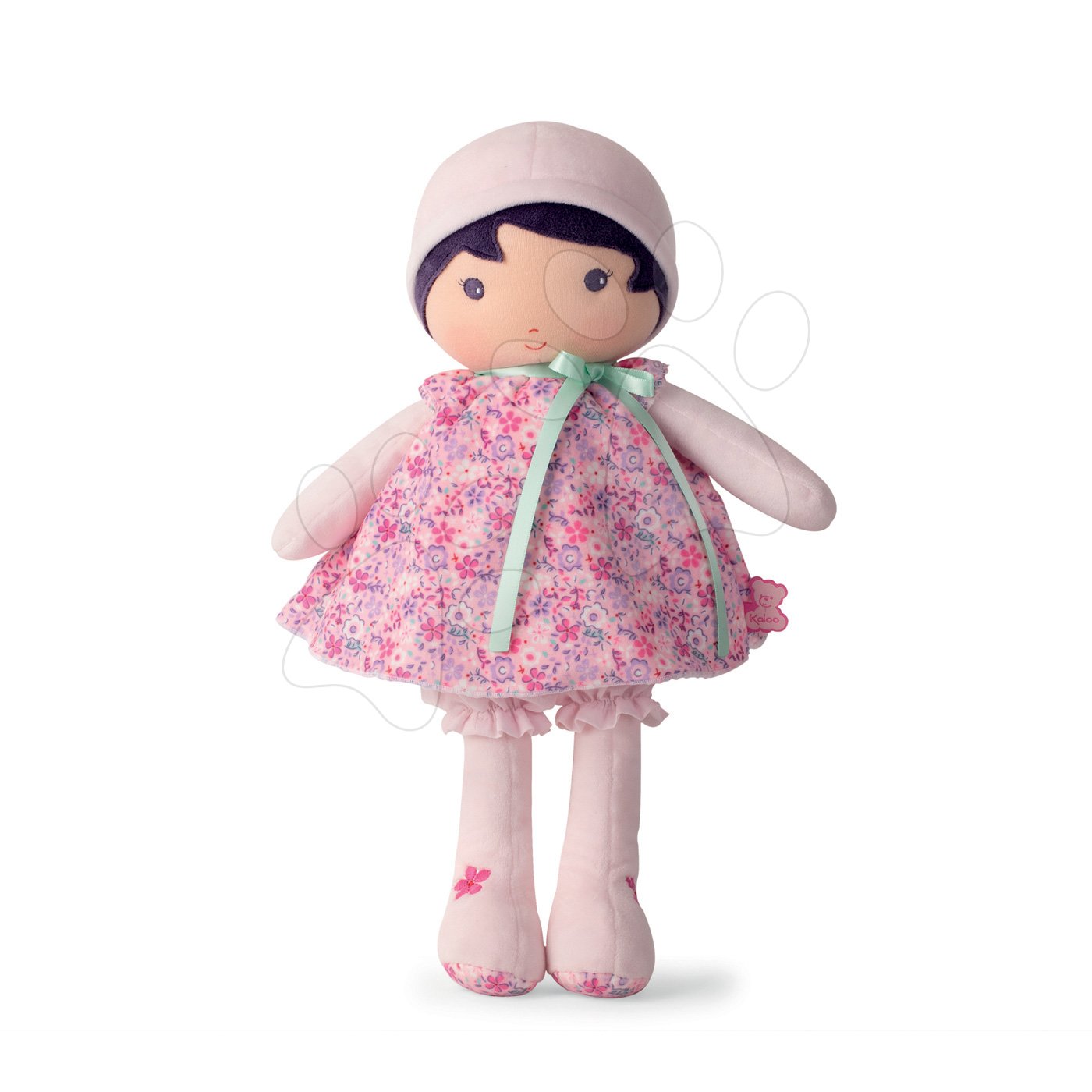 Kaloo bábika pre bábätká Fleur K Tendresse 40 cm v kvetinkových šatách z jemného textilu v darčekovom balení 962087