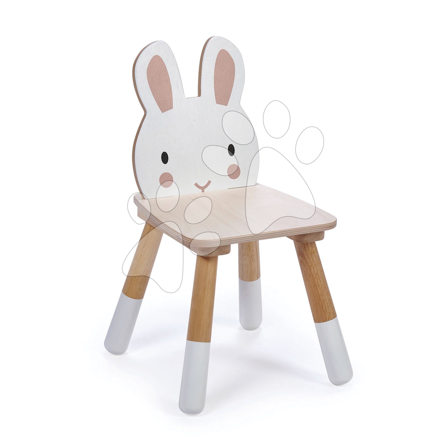 Drevená stolička zajac Forest Rabbit Chair Tender Leaf Toys pre deti od 3 rokov