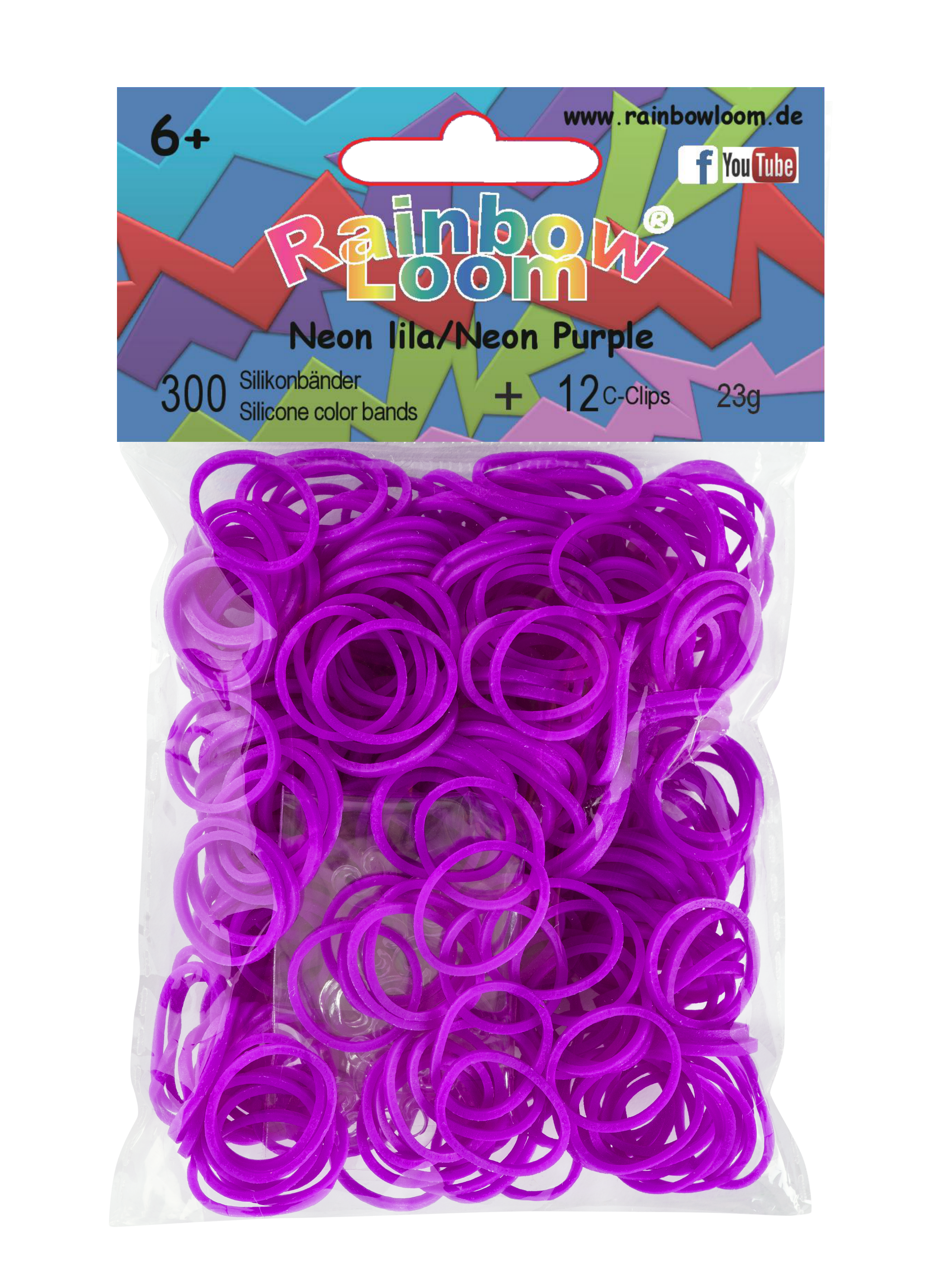 Rainbow Loom dětské gumičky neonové 20242 fialové