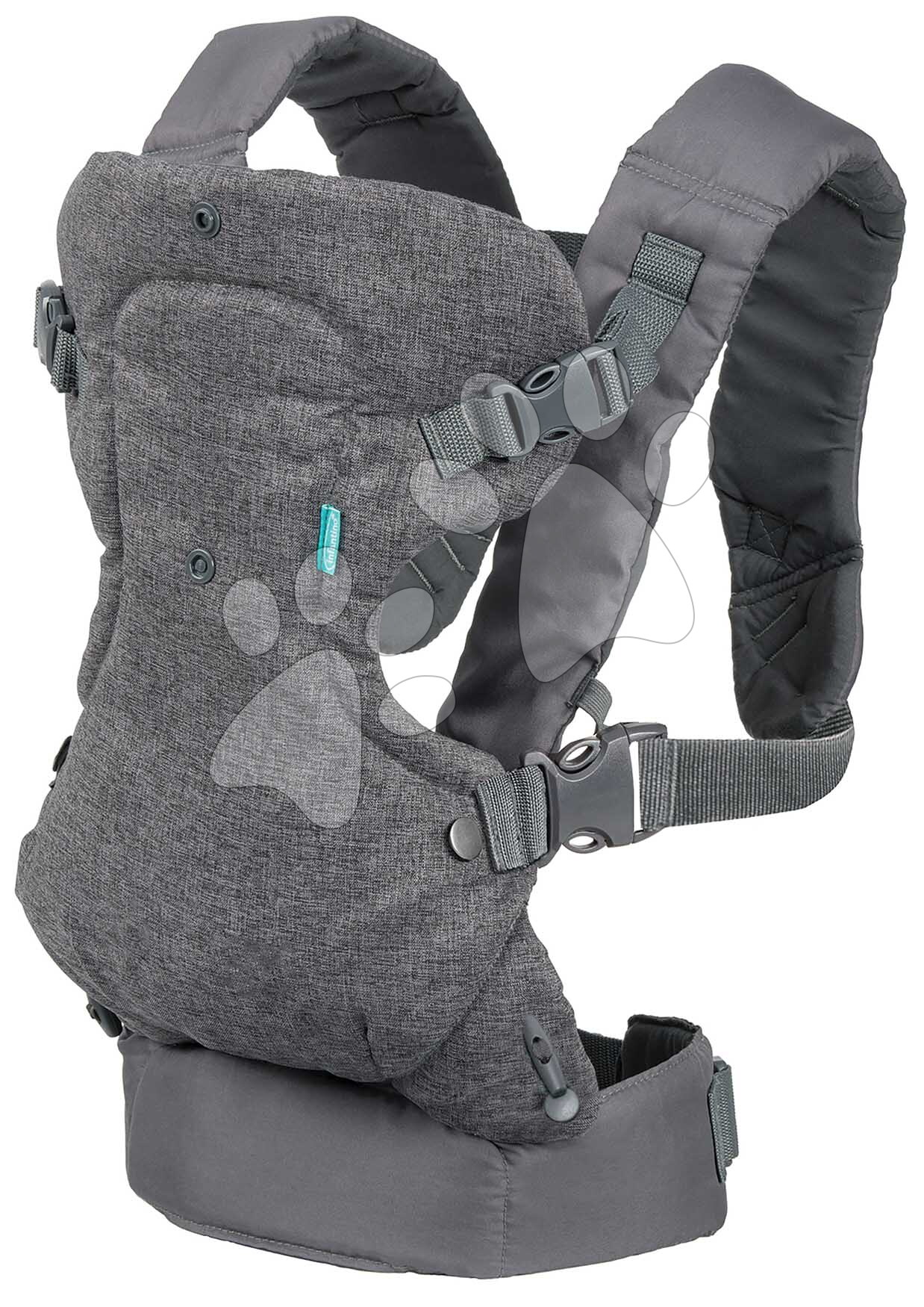 Nosič pre dieťa Flip Advanced 4v1 Convertible Carrier Grey Infantino 4 spôsoby nosenia sivý od 3,6-14,5 kg od 0 mes