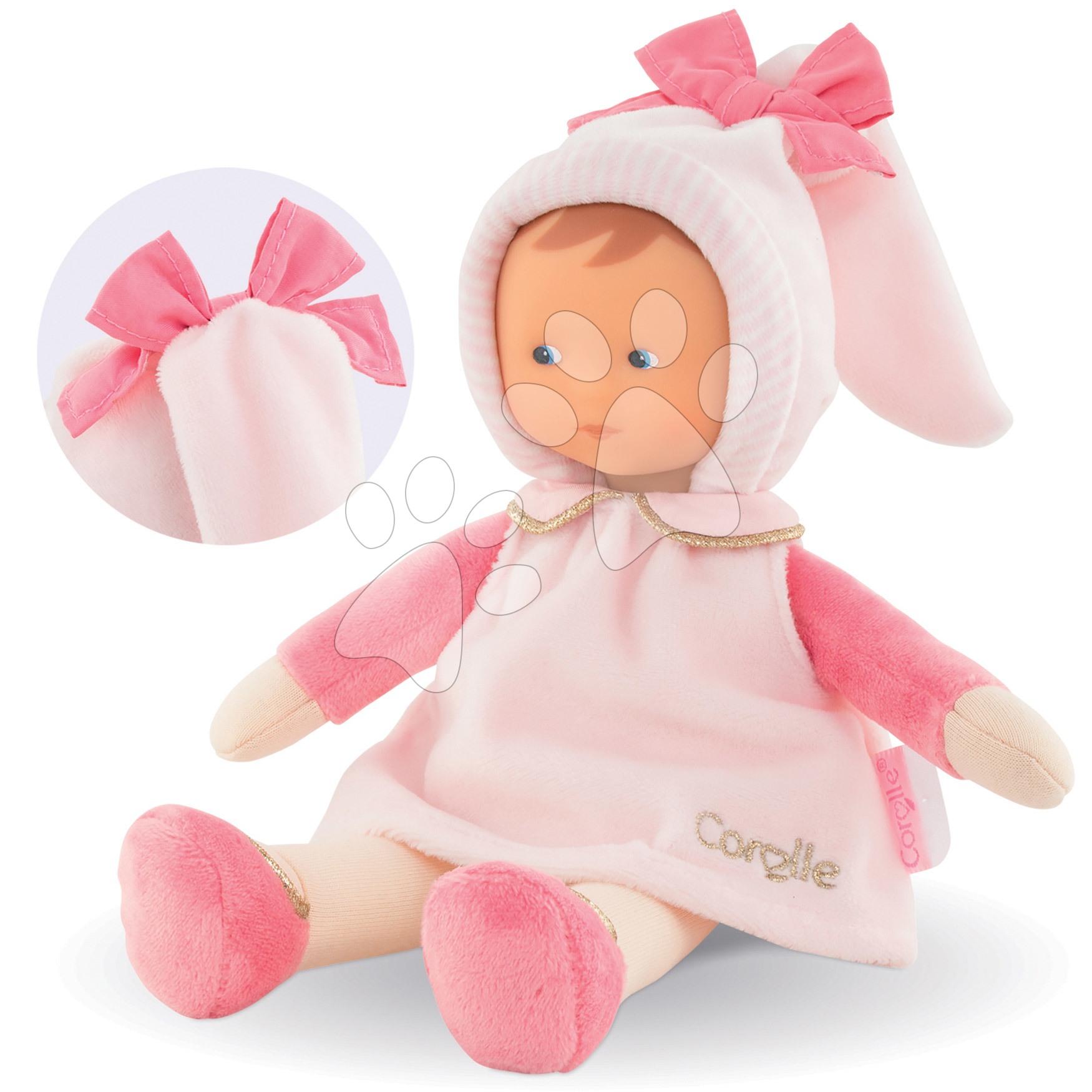 Panenka Miss Sweet Dreams Corolle Mon Doudou světle růžová s modrýma očima 25 cm od 0 měs