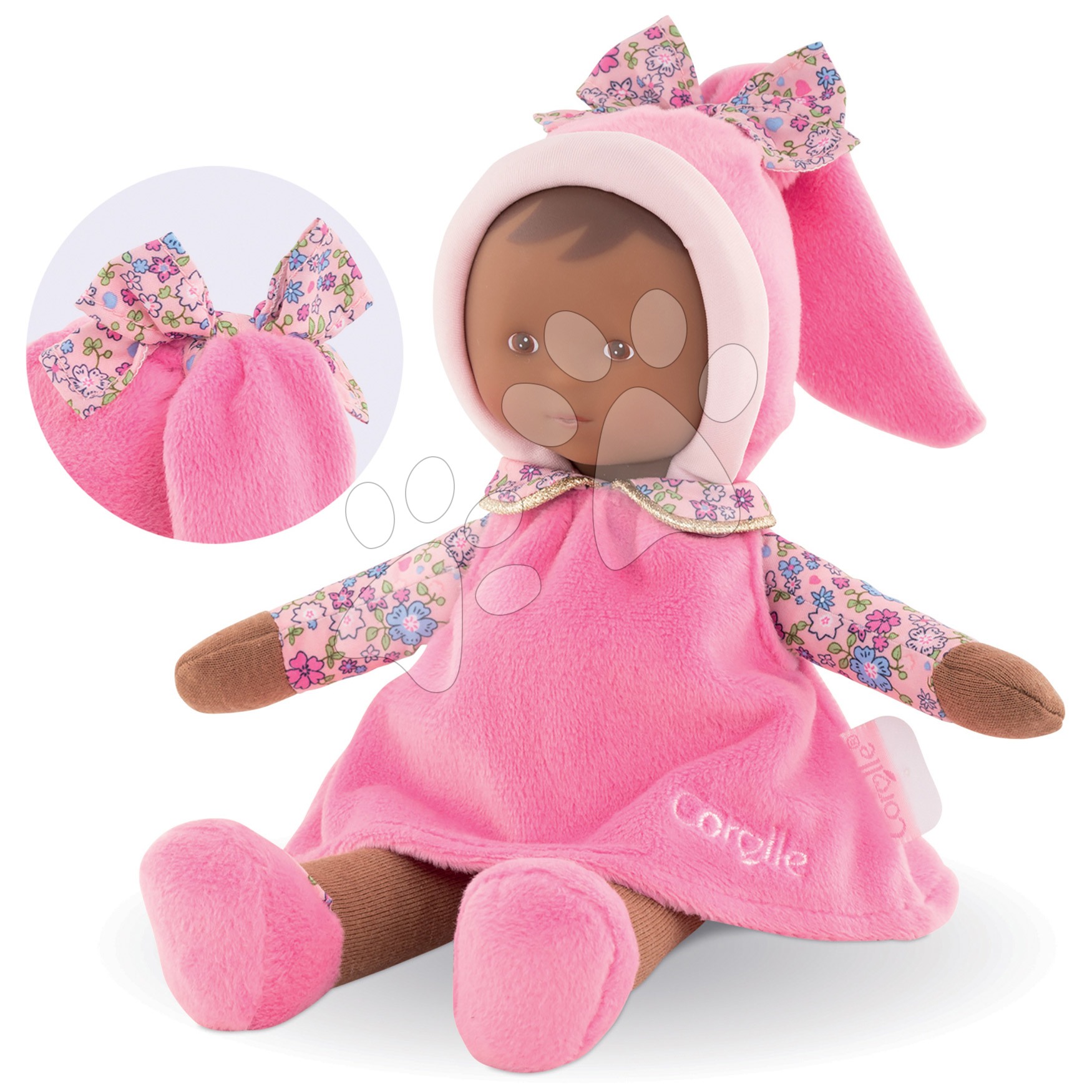 Panenka Miss Floral Sweet Dreams Corolle Mon Doudou kreolka s hnědými očima 25 cm od 0 měs