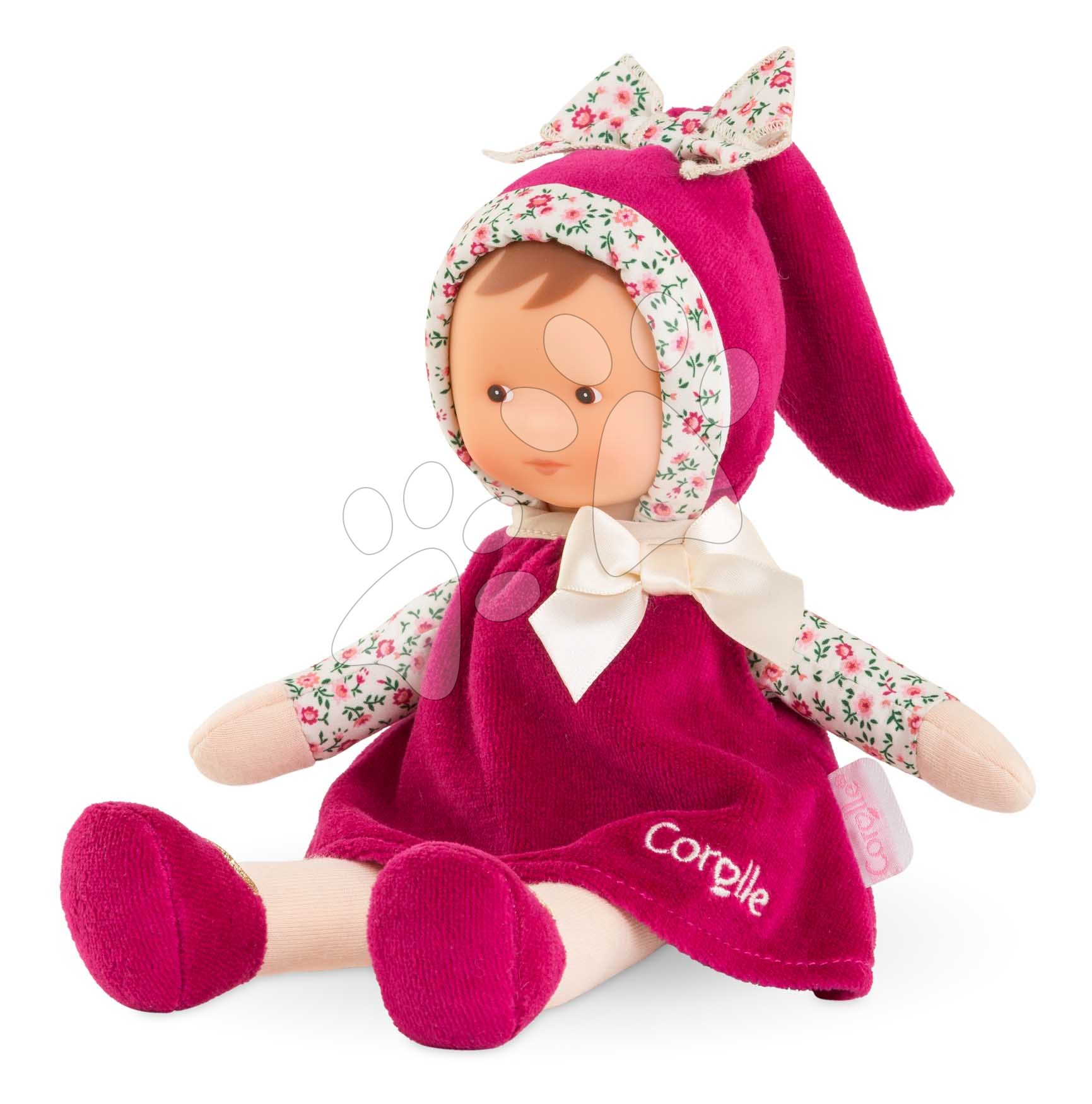 Játékbaba Miss Pink Grenadine Mon Doudou Corolle barna szemekkel 25 cm 0 hó-tól