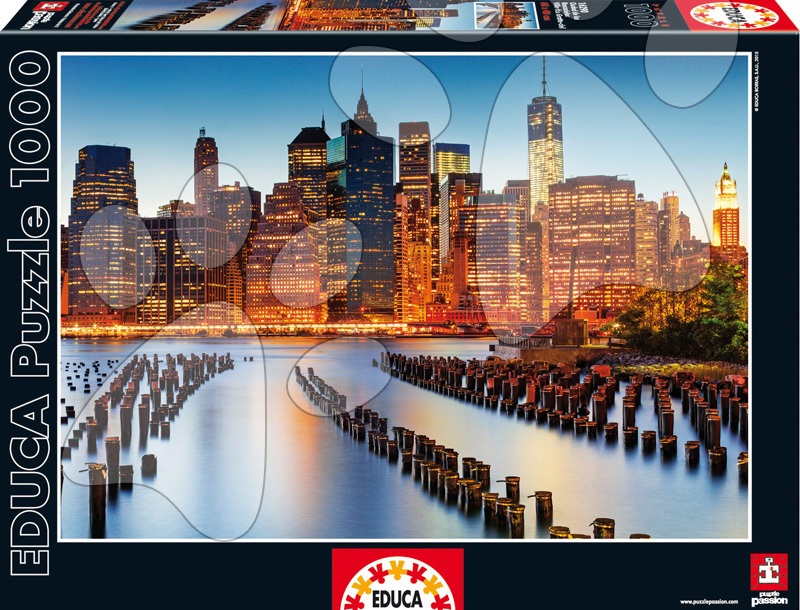 E-shop Educa Puzzle Genuine City of Skyscrapers 1000 dielikov 16290 farebné