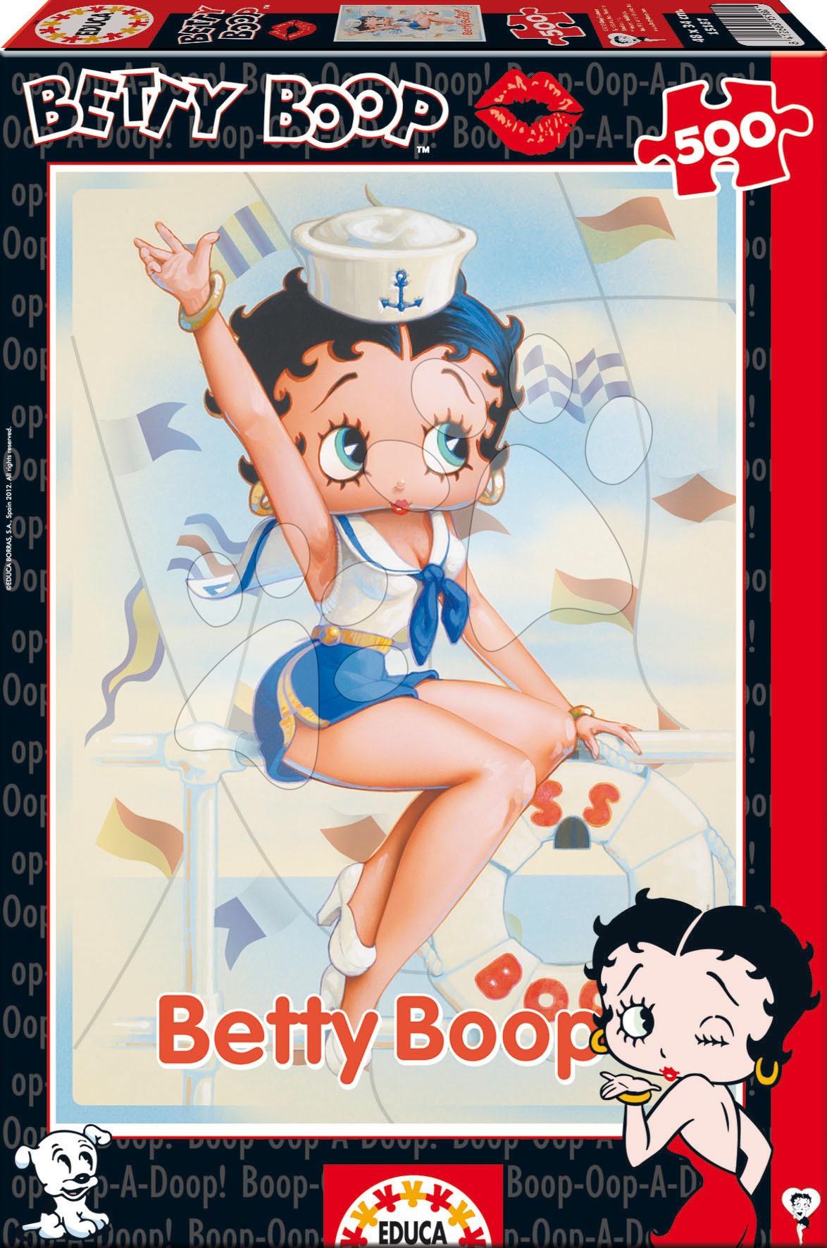 Puzzle 500 dielne - Puzzle Betty Boop námorníčka Educa 500 dielov od 11 rokov