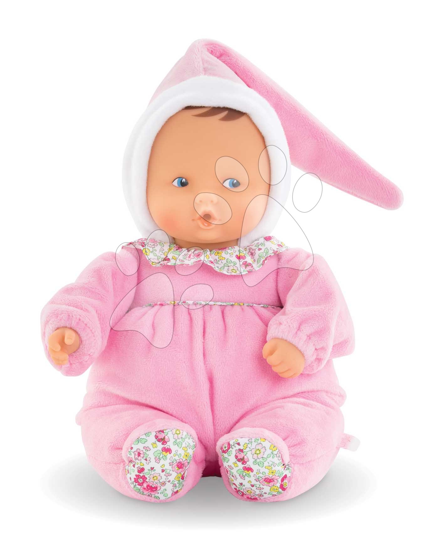 Bábika Babipouce Blossom Garden Corolle Mon Doudou s modrými očami a špúliace ústočká 28 cm od 0 mes