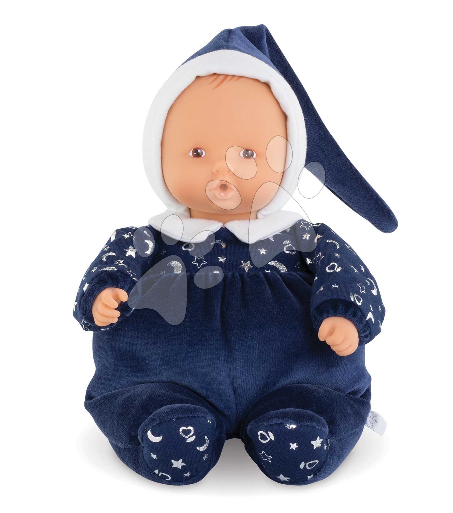 Panenka Babipouce Starlit Night Corolle Mon Doudou s modrýma očima a špulící rty 28 cm od 0 měsíců