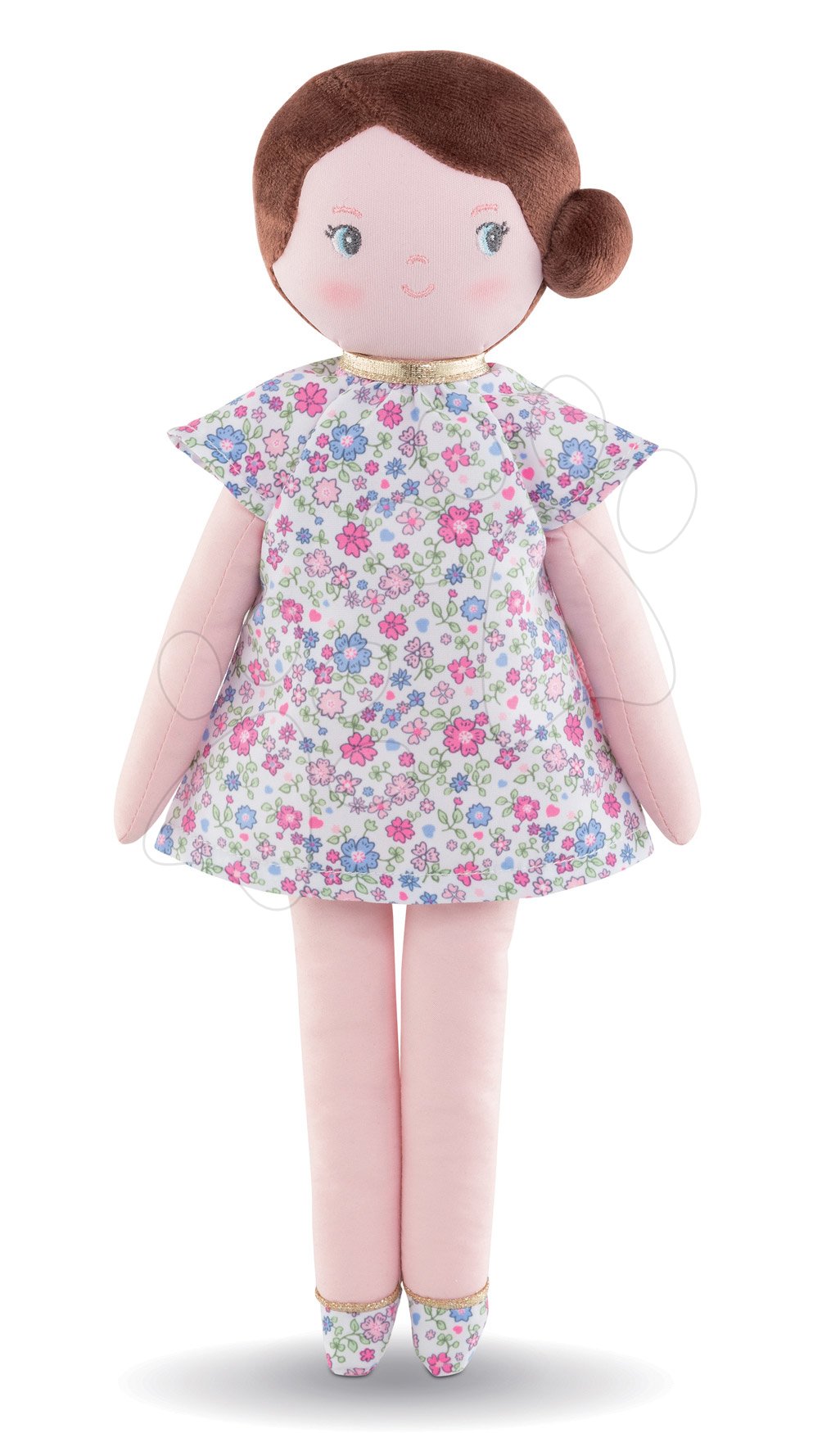 Handrová bábika Bella Corolle\'s Flowers Corolle Mon Doudou s hnedými vláskami a modrými očami 34 cm od 0 mes