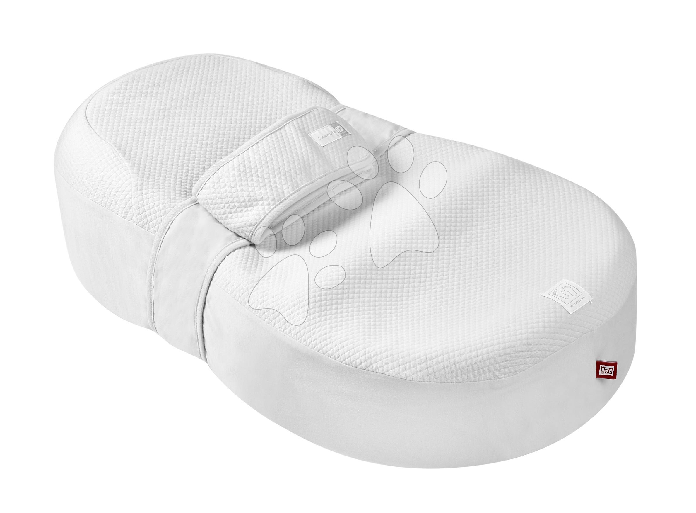 Babafészek kisbabáknak Cocoonababy® Pod Support Nest Red Castle kiegészítőkkel szürke 0-3 hó