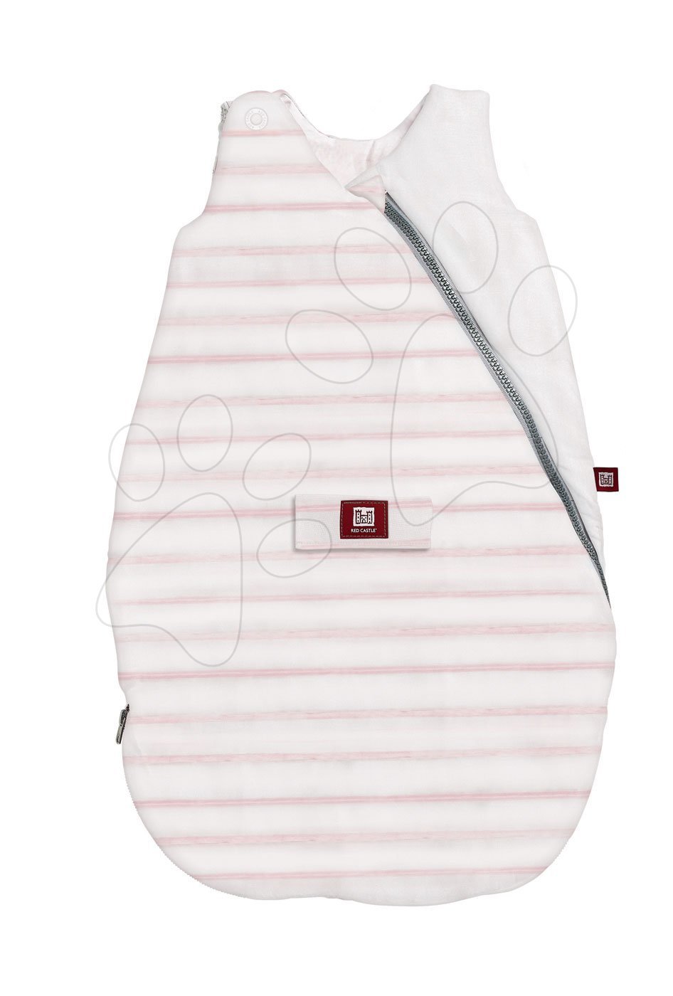 Dojčenský spací vak celoročný - Dojčenský spací vak Red Castle Sailor prešívaný s pásikmi ružový od 0-6 mesiacov