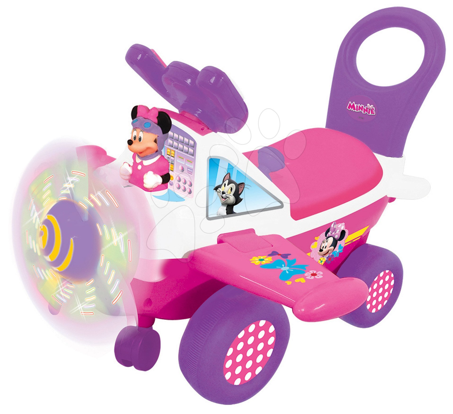 E-shop Odrážadlo lietadlo Minnie Kiddieland so zvukom a svetlom od 12 mes