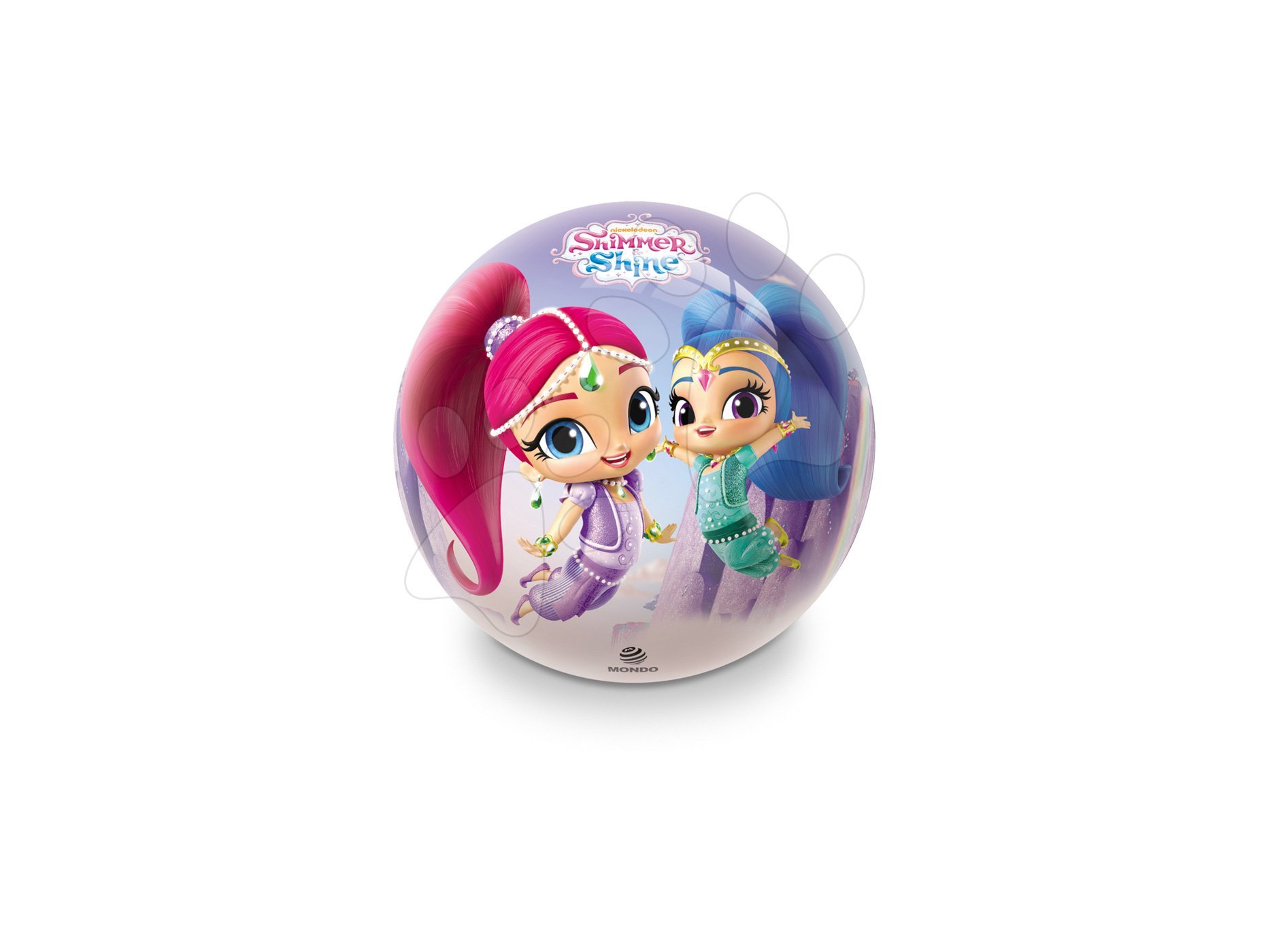 Gumový pohádkový míč Shimmer&Shine Mondo 14 cm