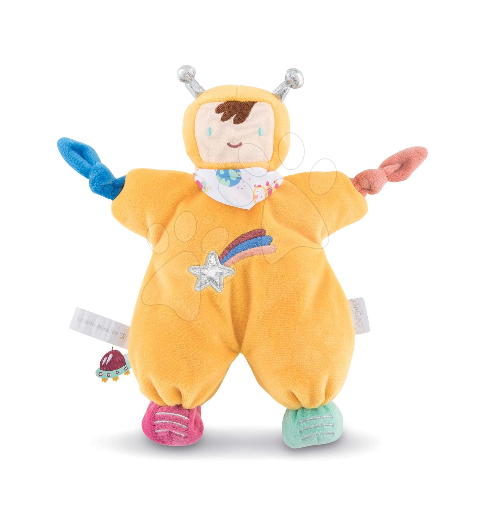 E-shop Bábika kozmonaut Loveys Astronaut Moon Mon Doudou Corolle Saffron s modrými očami 25 cm z jemného plyšu od 0 mes