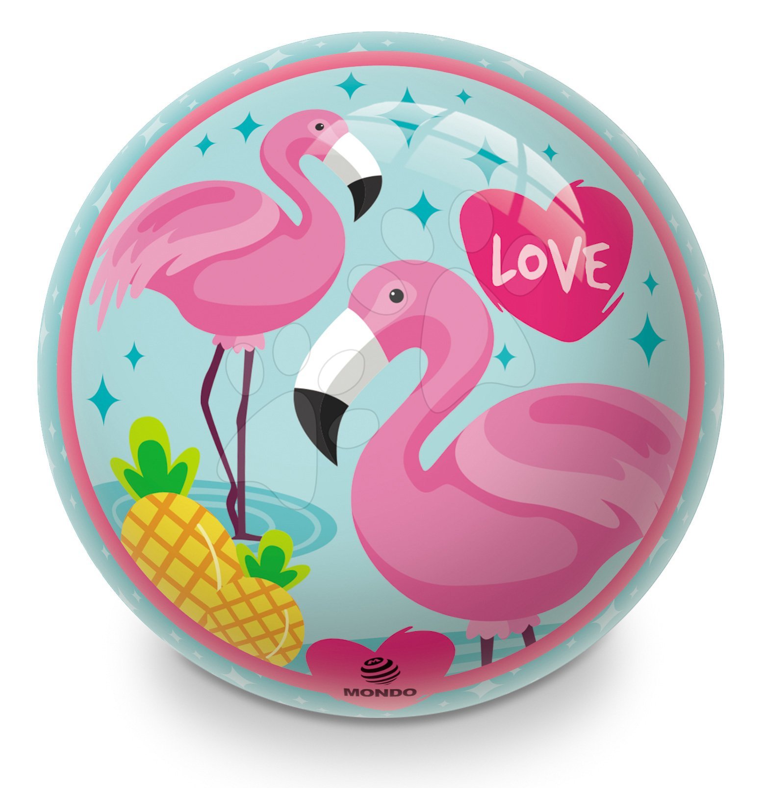 Mondo gumová rozprávková lopta Flamingo 6747