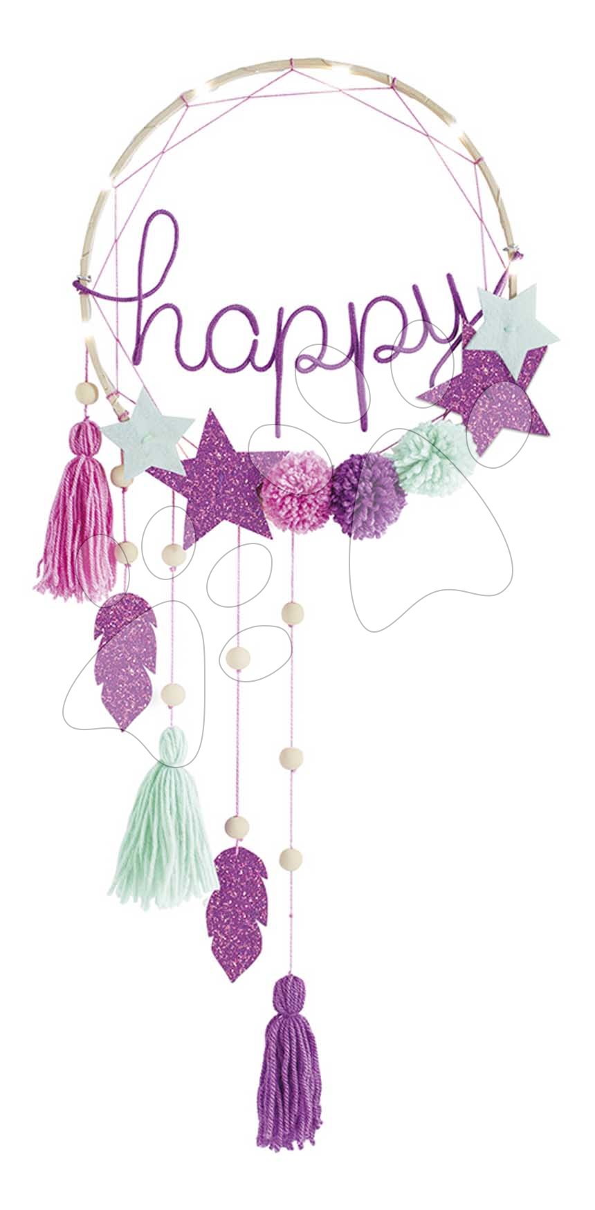 Maxi kreatívna sada Svetelný lapač snov Happy Lighting Suspension Atelier Janod od 8 rokov J07927