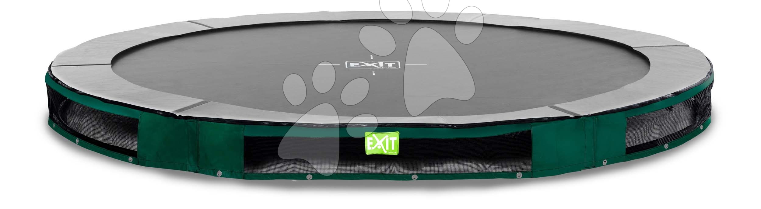 Trampolína Elegant Premium Ground Sports Green Exit Toys prízemná okrúhla 305 cm priemer zelená