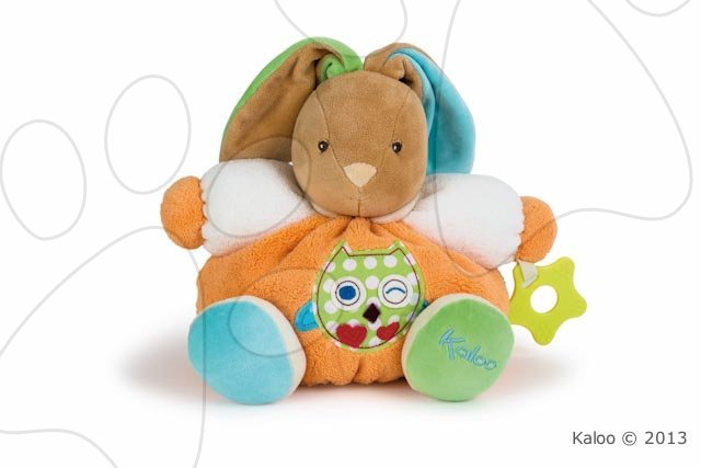 Kaloo plyšový zajačik Colors-Chubby Rabbit Owl s hrkálkou 963253