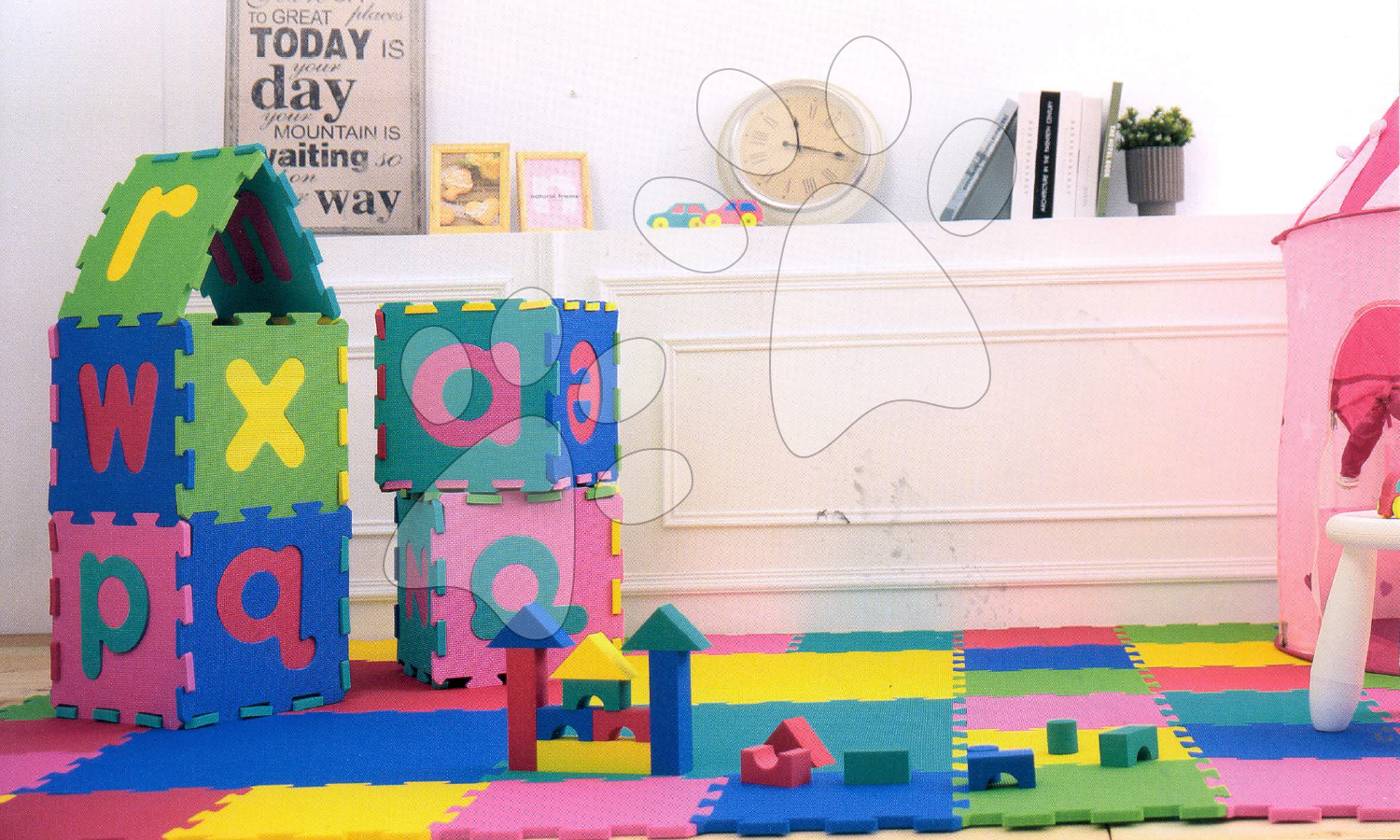 unknown Dynamics slit Puzzle din burete pentru copii Lee colorat covor de joacă