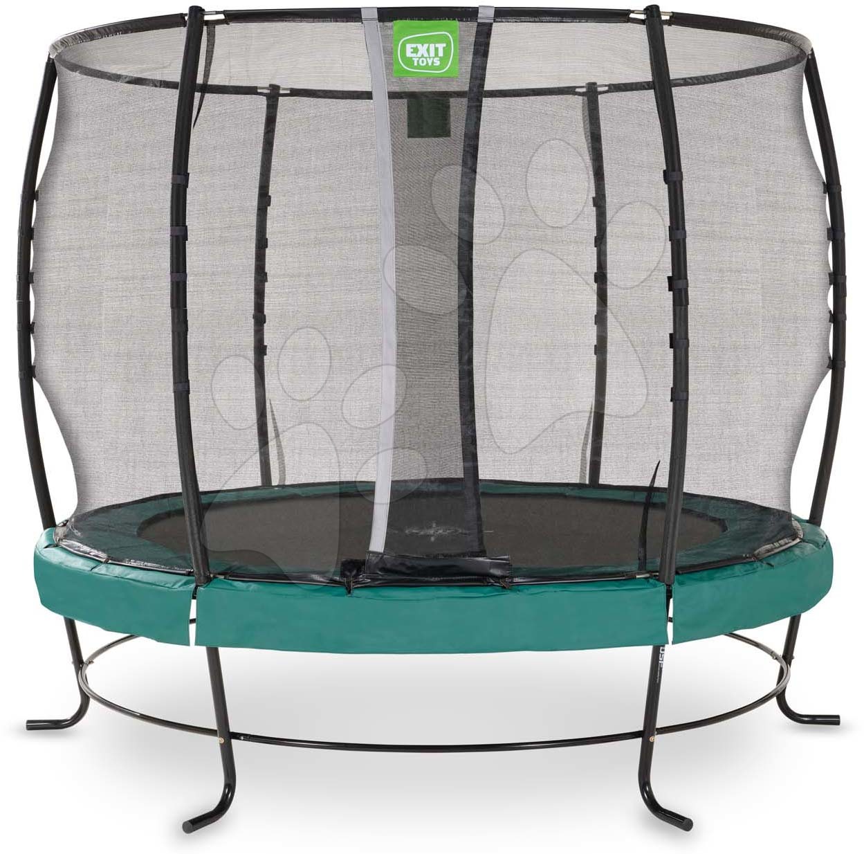 Trampolína s ochrannou sítí Lotus Premium Exit Toys průměr 305 cm zelená