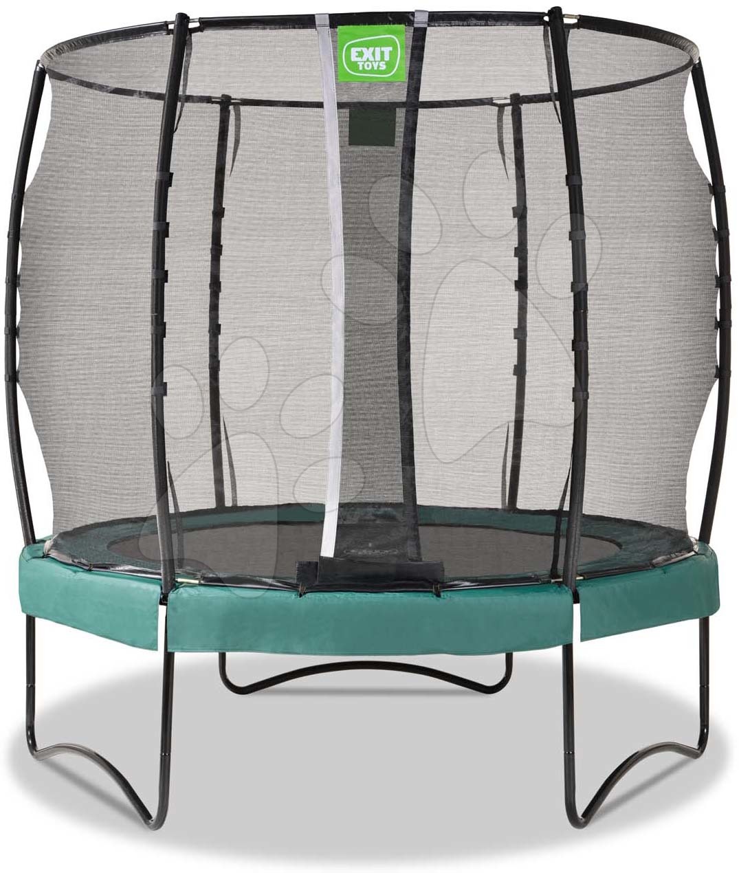 Trampolína s ochrannou sítí Allure Premium Exit Toys průměr 253 cm zelená