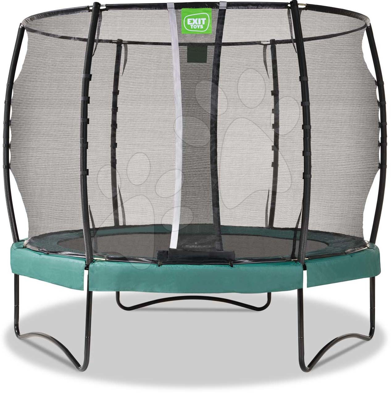 Trampolína s ochrannou sítí Allure Premium Exit Toys průměr 305 cm zelená