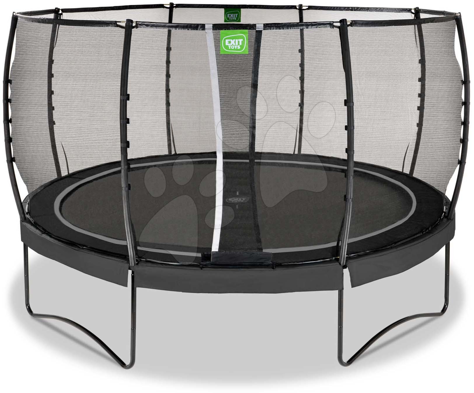 Trampolína s ochrannou sítí Allure Premium  Exit Toys průměr 427 cm černá