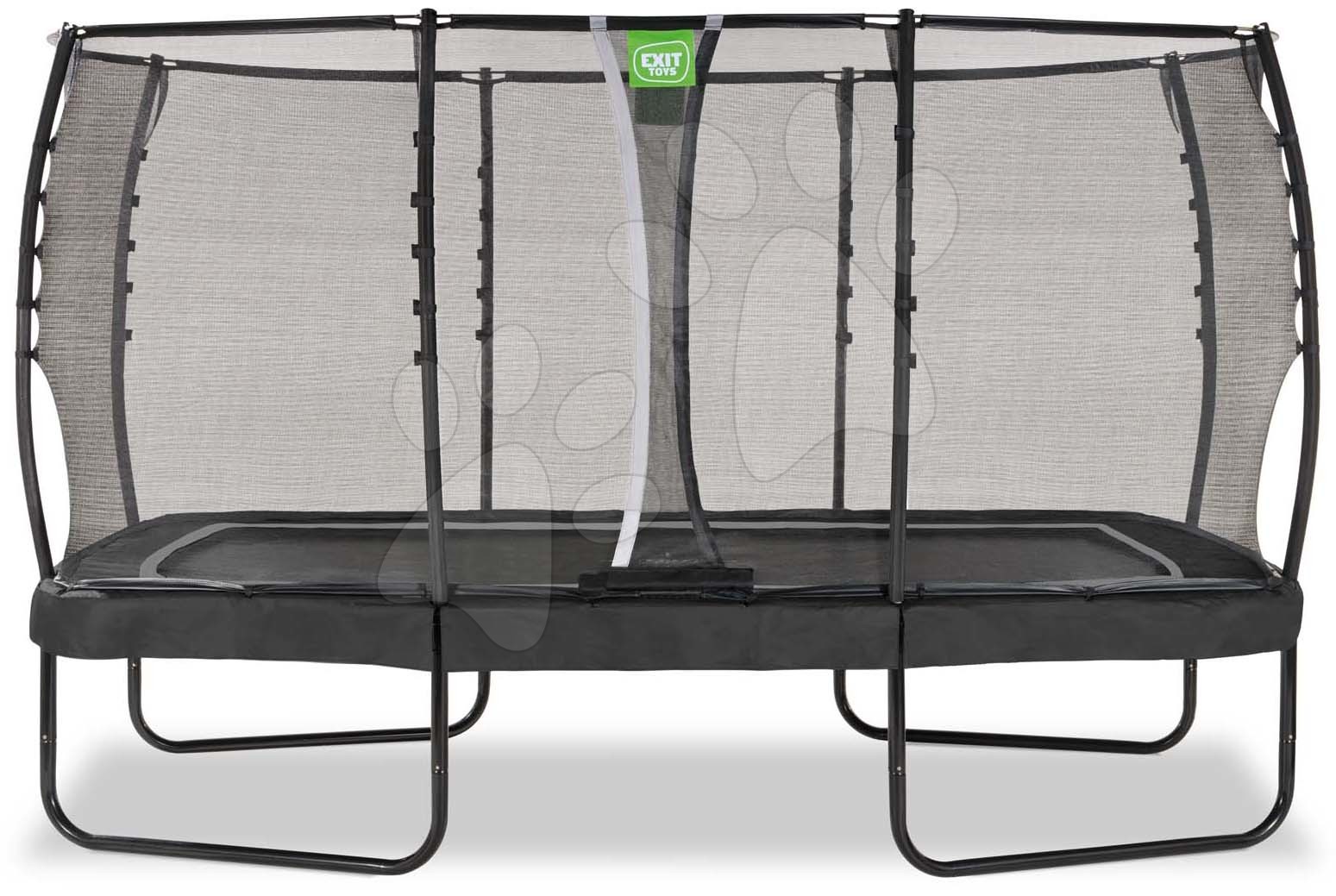 Trampolína s ochrannou sieťou Allure Premium Exit Toys čierna 244*427 cm