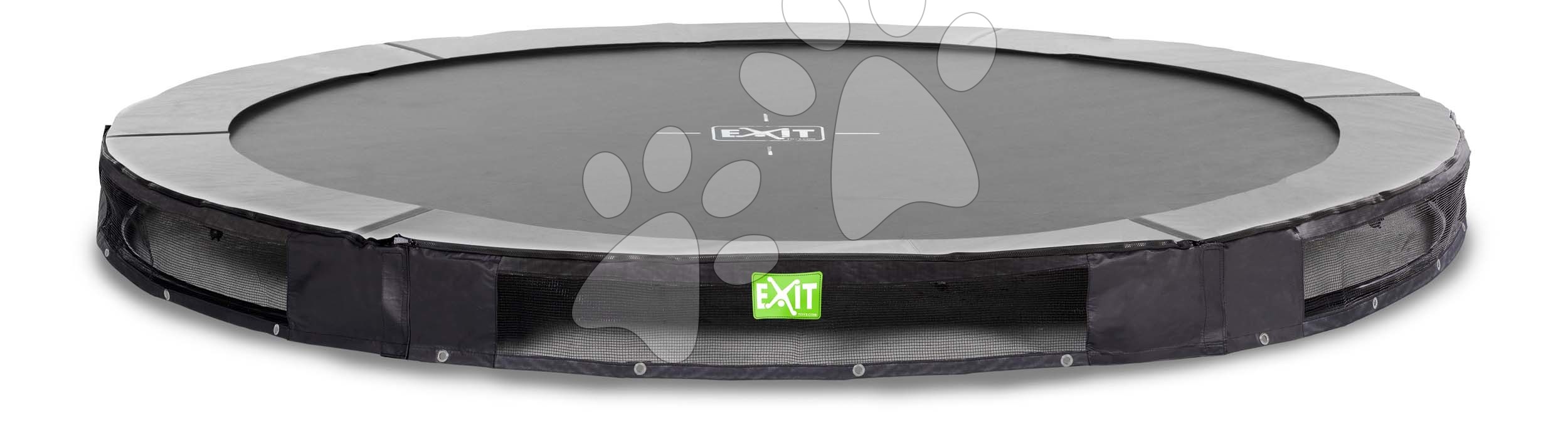 E-shop Trampolína Elegant Ground Sports Black Exit Toys prízemná okrúhla 305 cm priemer čierna