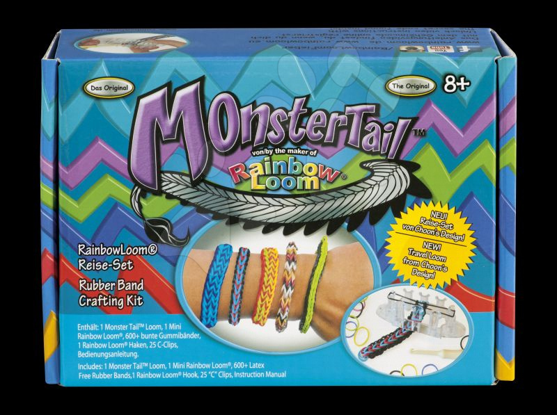 Rainbow Loom gyerek szett karkötők készítésére Monster Tail 21379