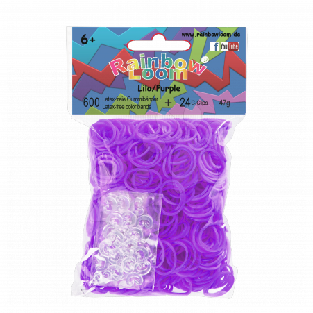 Rainbow Loom gyerek gumik 20792 lila