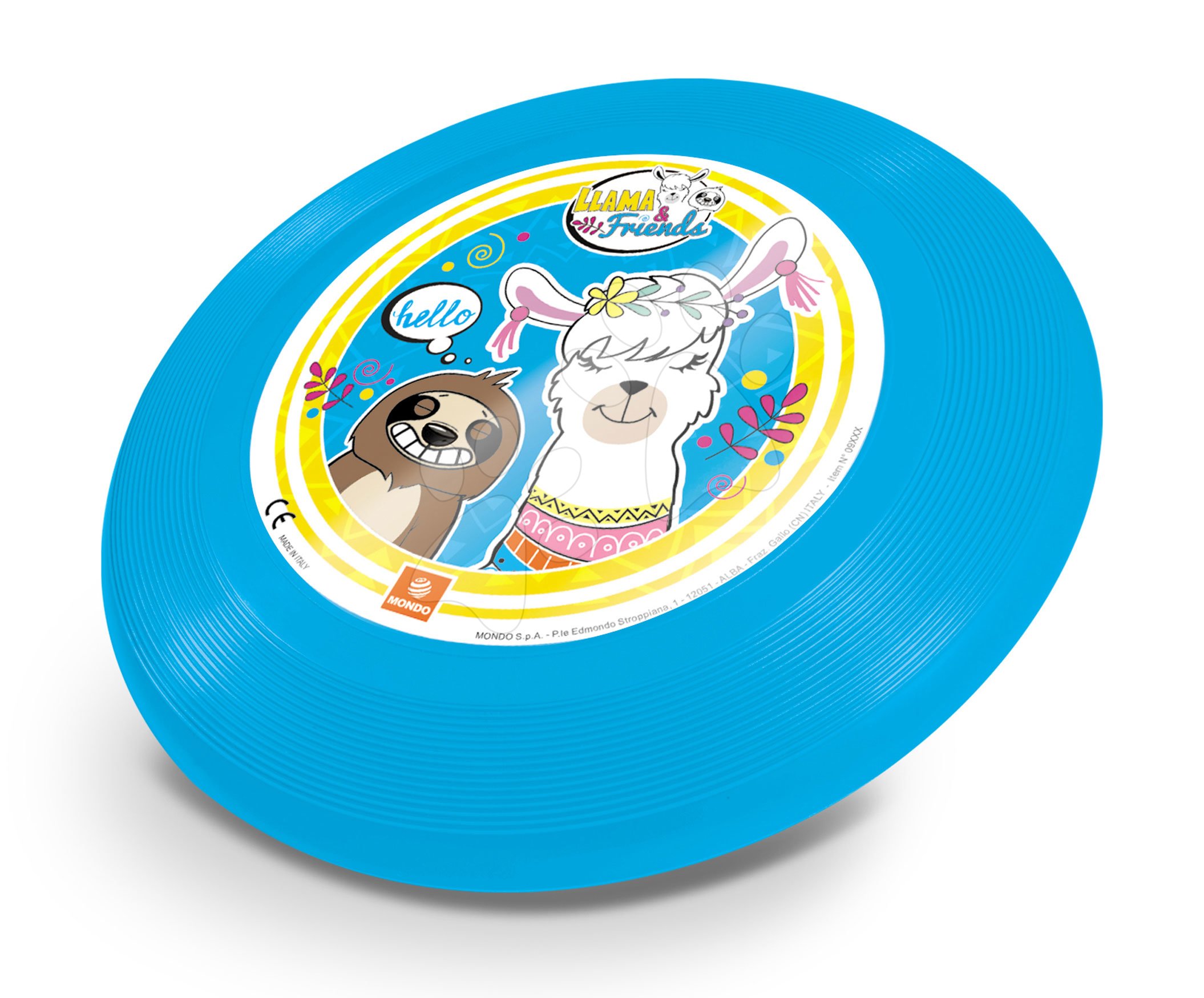 Létající talíře - Létající talíř Llama a přátelé Mondo 23 cm
