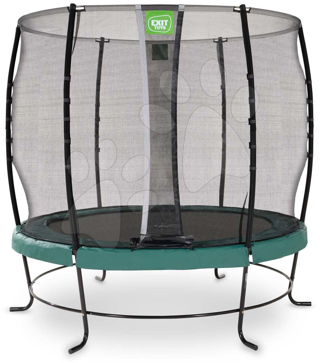 Trampolína s ochrannou sítí Lotus Classic Exit Toys průměr 253 cm zelená