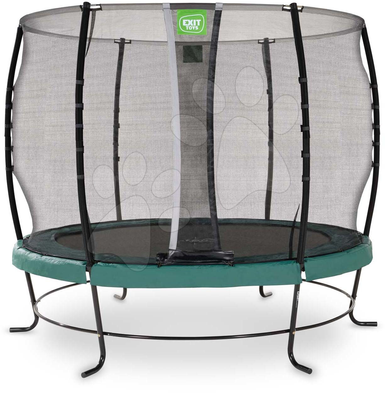 Trampolína s ochrannou sítí Lotus Classic Exit Toys průměr 305 cm zelená