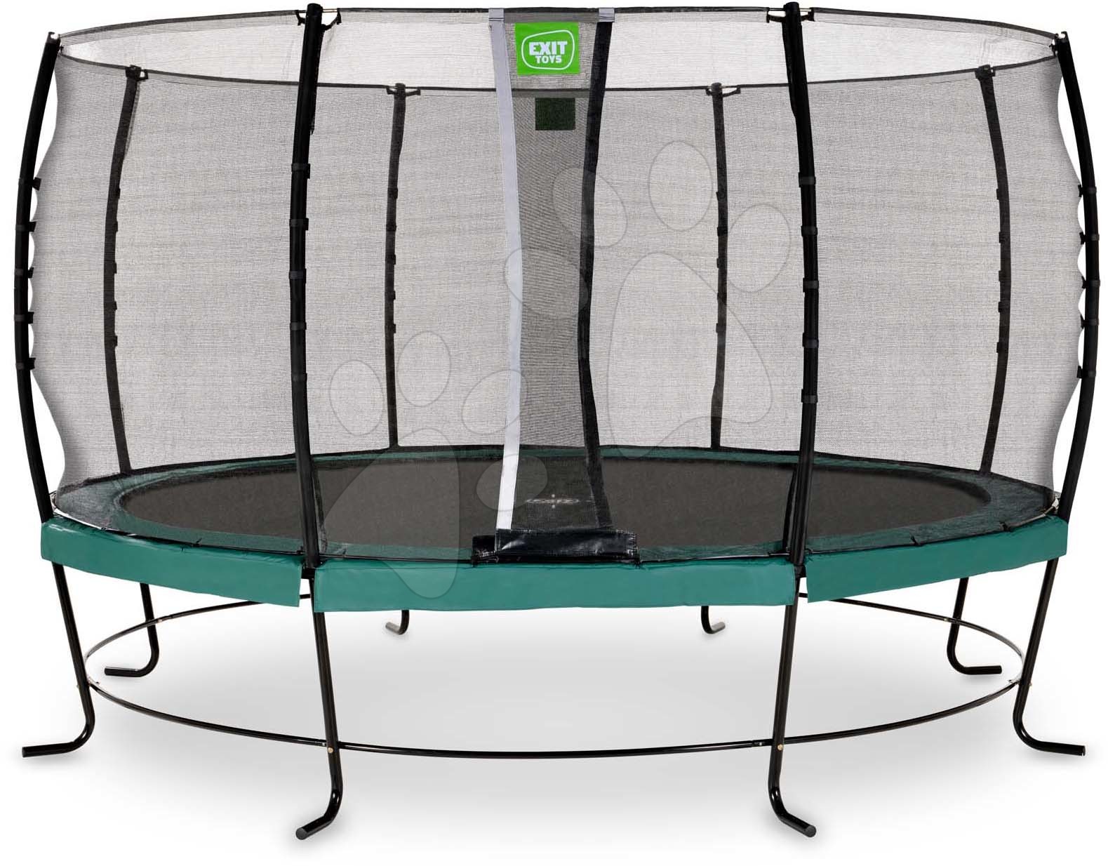 Trampolína s ochrannou sieťou Lotus Classic Exit Toys priemer 427 cm zelená