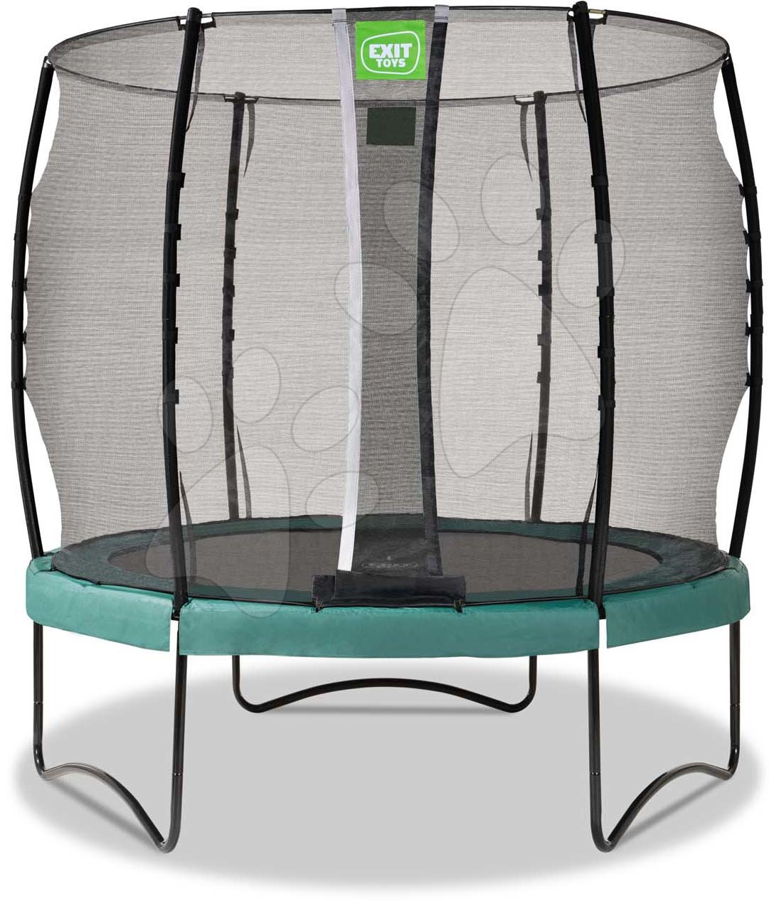 Trampolína s ochrannou sítí Allure Classic Exit Toys průměr 253 cm zelená