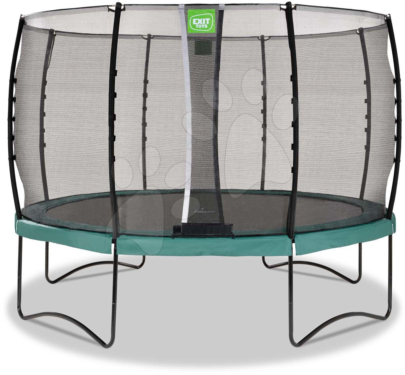 Trampolína s ochrannou sítí Allure Classic Exit Toys průměr 366 cm zelená