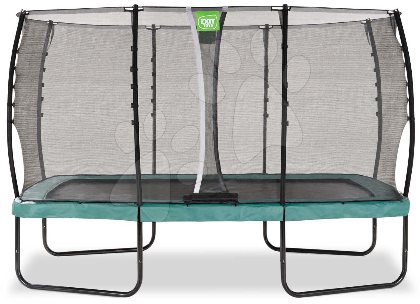 Trampolína s ochrannou sieťou Allure Classic Exit Toys zelená 214*366 cm