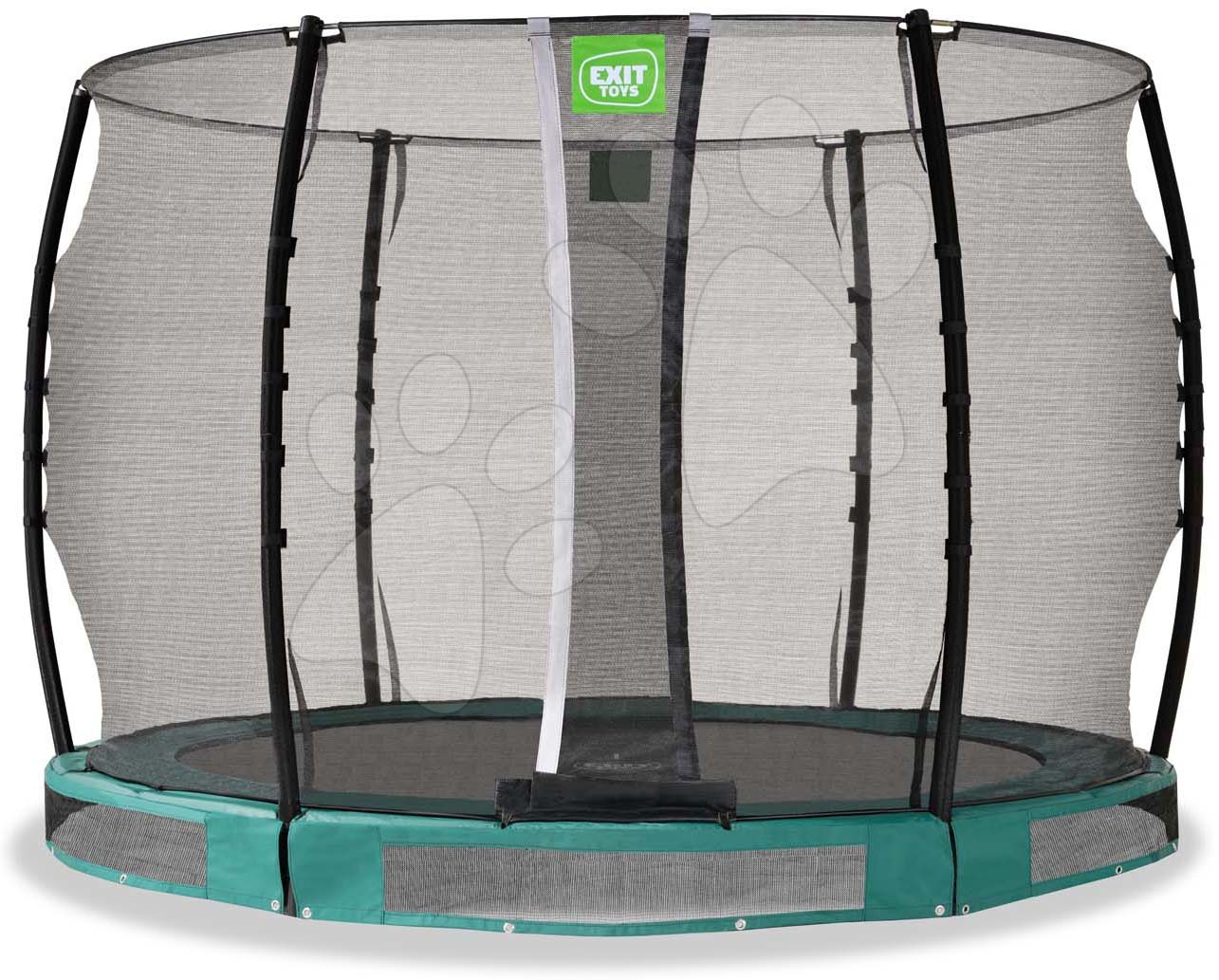 Trampolína s ochrannou sítí Allure Classic ground Exit Toys přízemní průměr 305 cm zelená