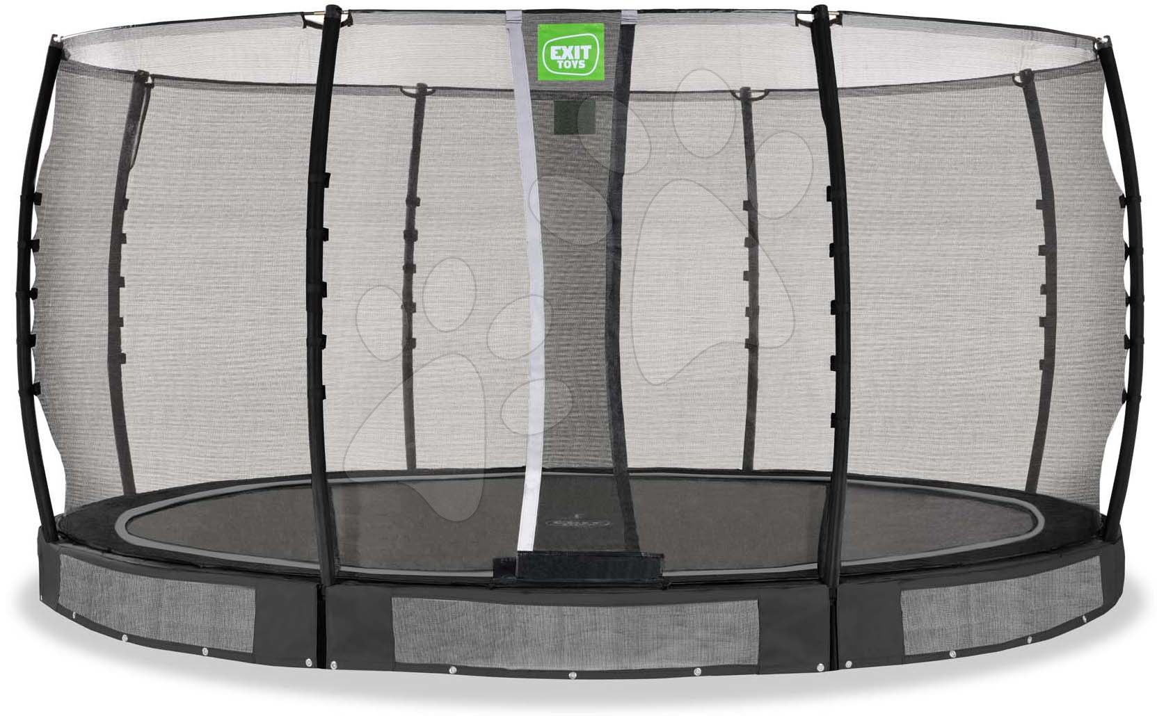 In Ground Trampolines  - EXIT Allure Classic inground trampoline ø427cm - black 