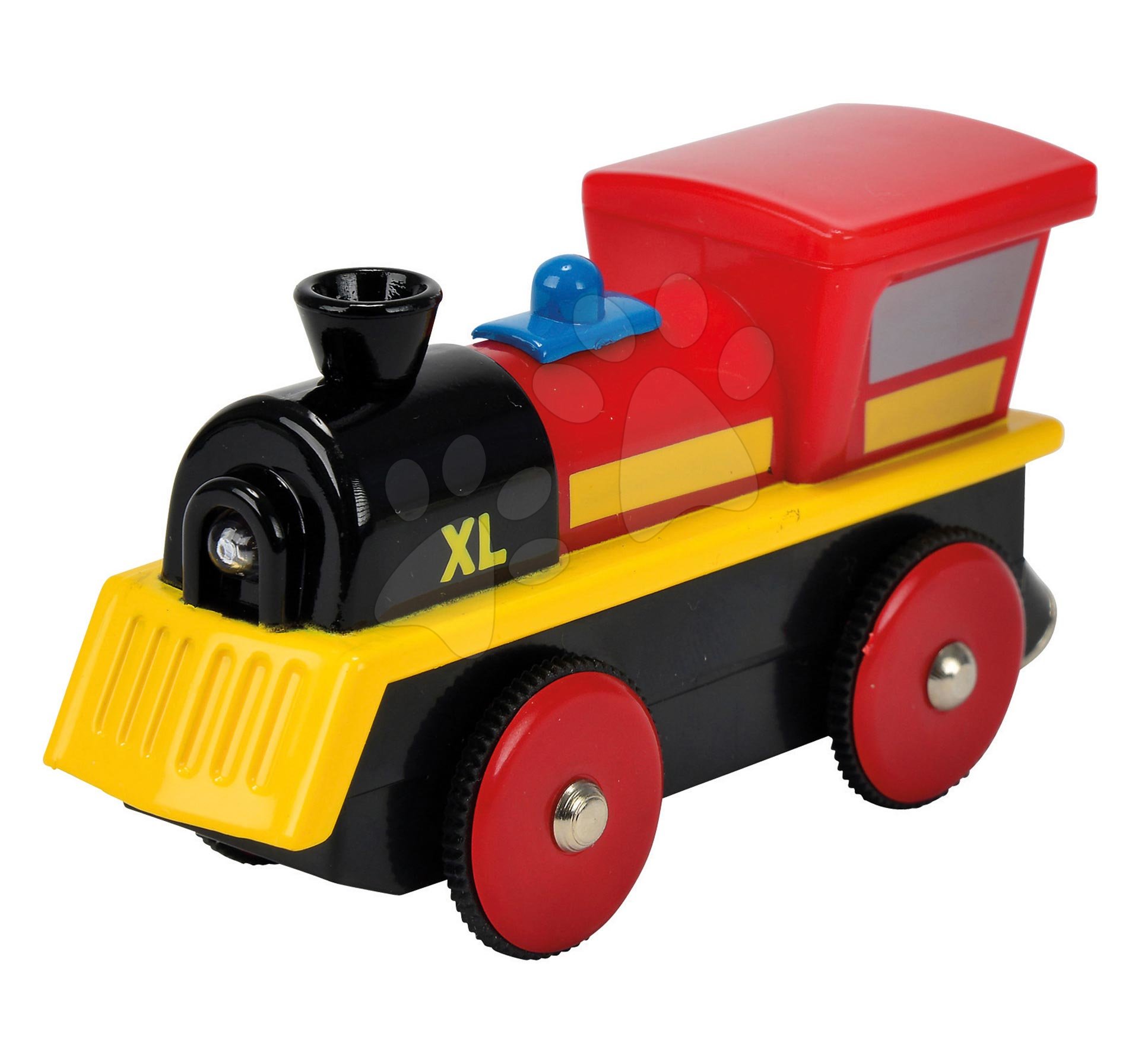 Náhradné diely k vláčkodráhe Train Battery-Operated Locomotive Eichhorn lokomotíva so 4 elektronickými funkciami 10,5 cm dĺžka