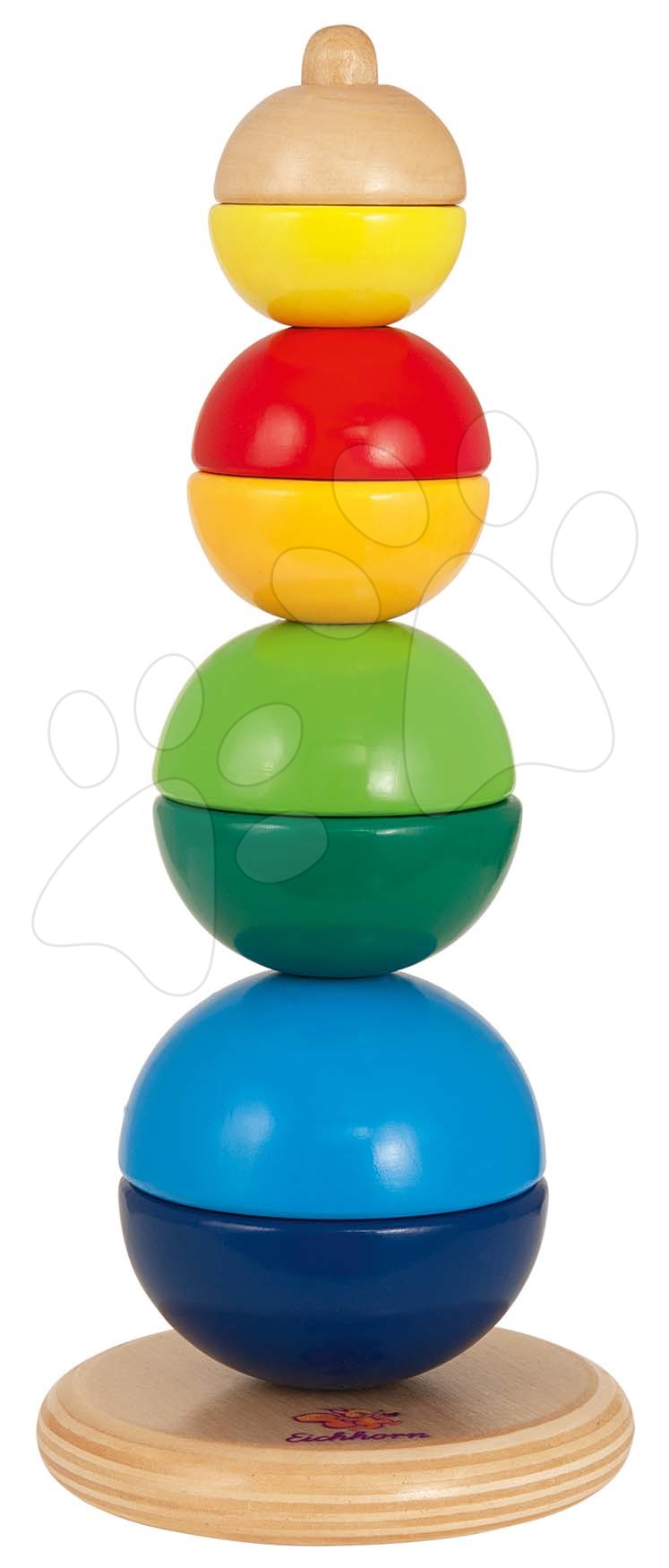 Fa toronyépítő Beads Tower Eichhorn 8 félgömb 22 cm magas 12 hó-tól