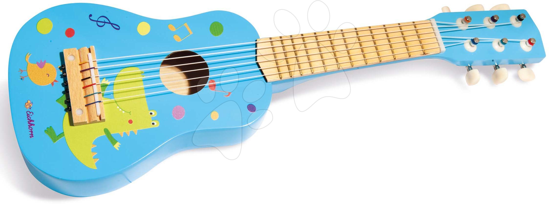 E-shop Drevená gitara Music Woodenguitar Eichhorn so 6 nalaďovacími strunami